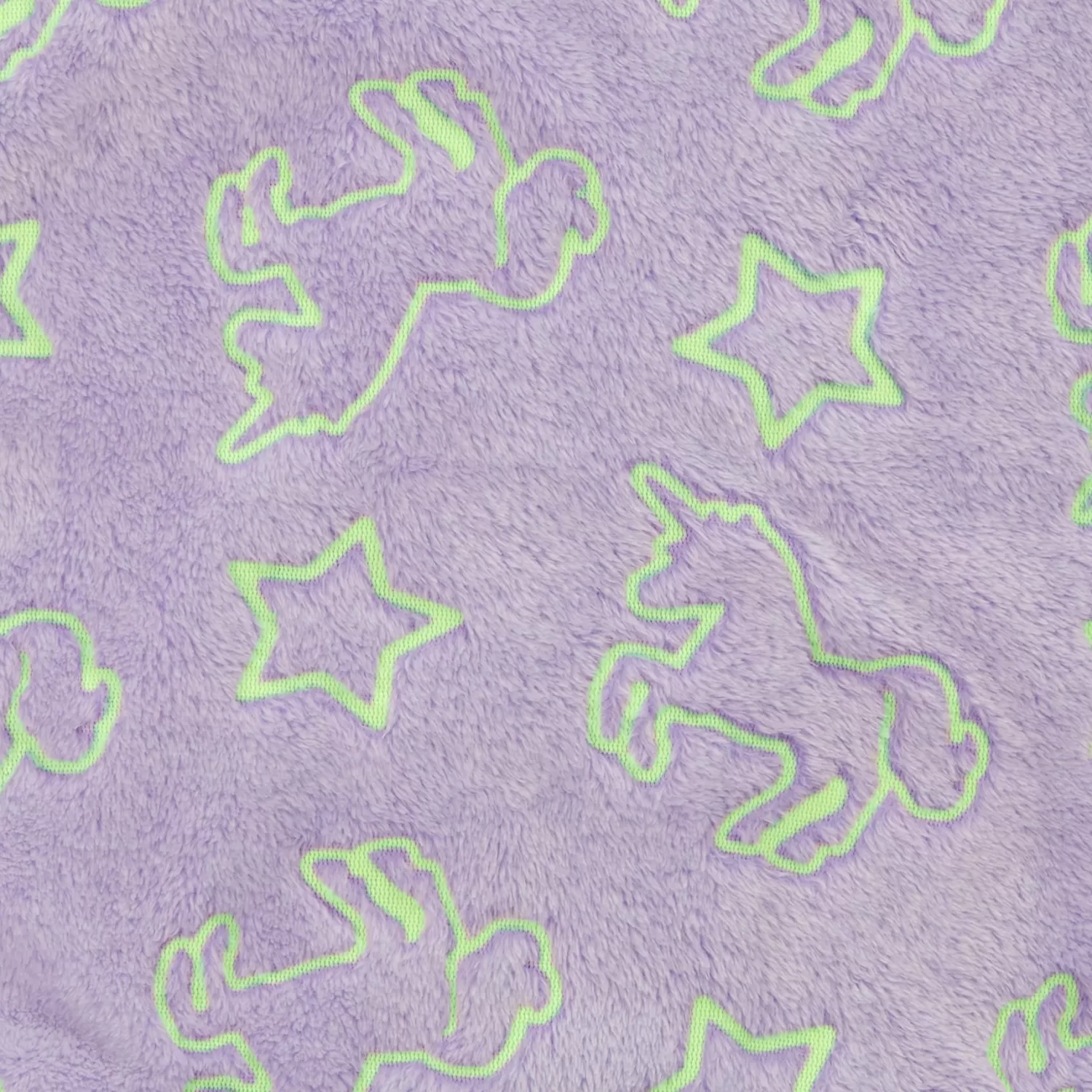 Kids * Kids Glow In The Dark Dressing Gown - Purple Unicorns