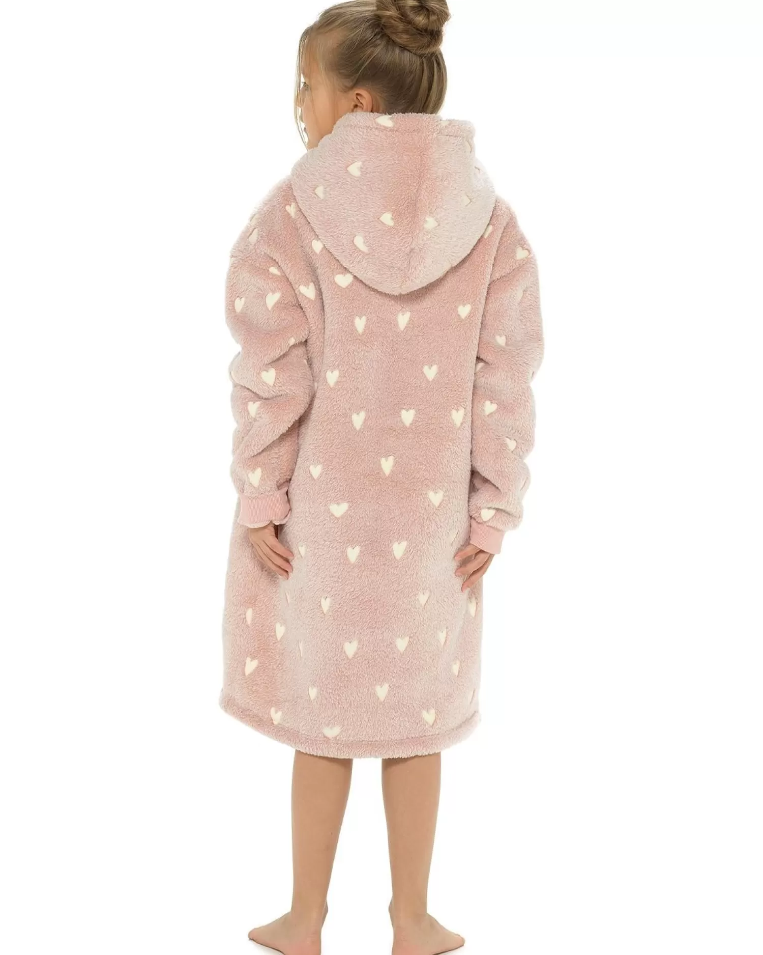 Kids Follow That Dream Kids Glow In The Dark Heart Oversized Hoodie