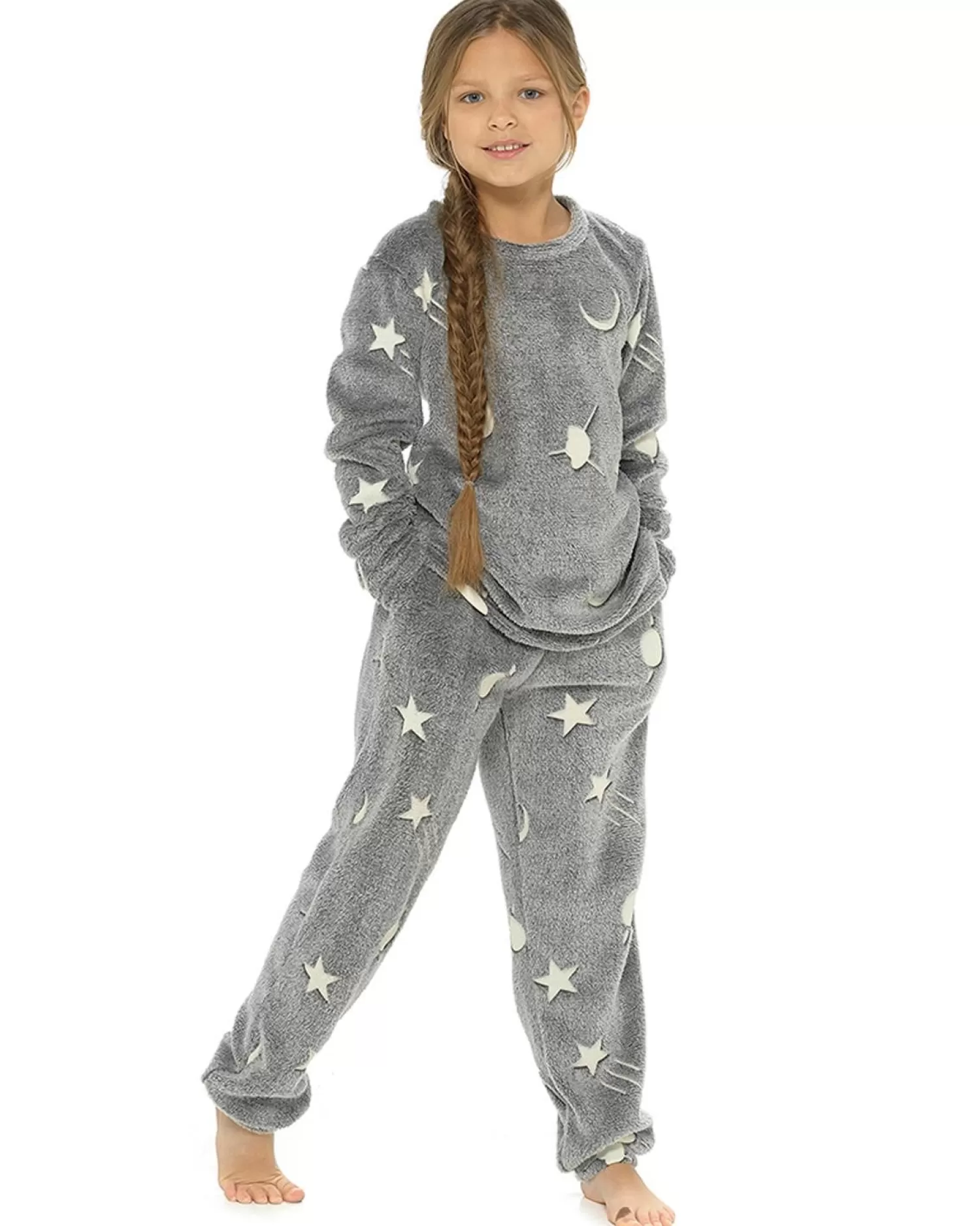 Kids Follow That Dream Kids Glow In The Dark Space Pyjamas