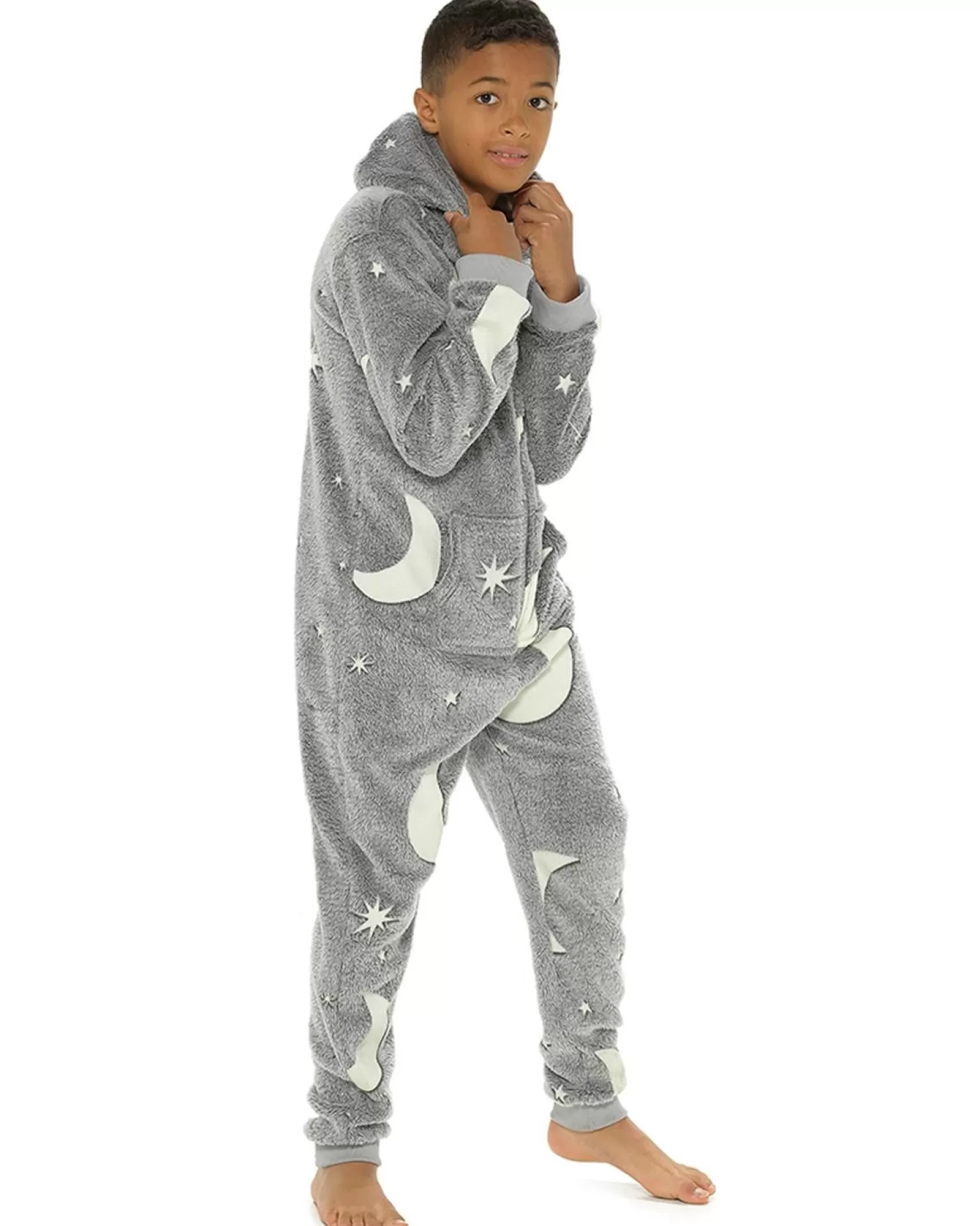 Kids Follow That Dream Kids Glow In The Dark Star & Moon Onesie