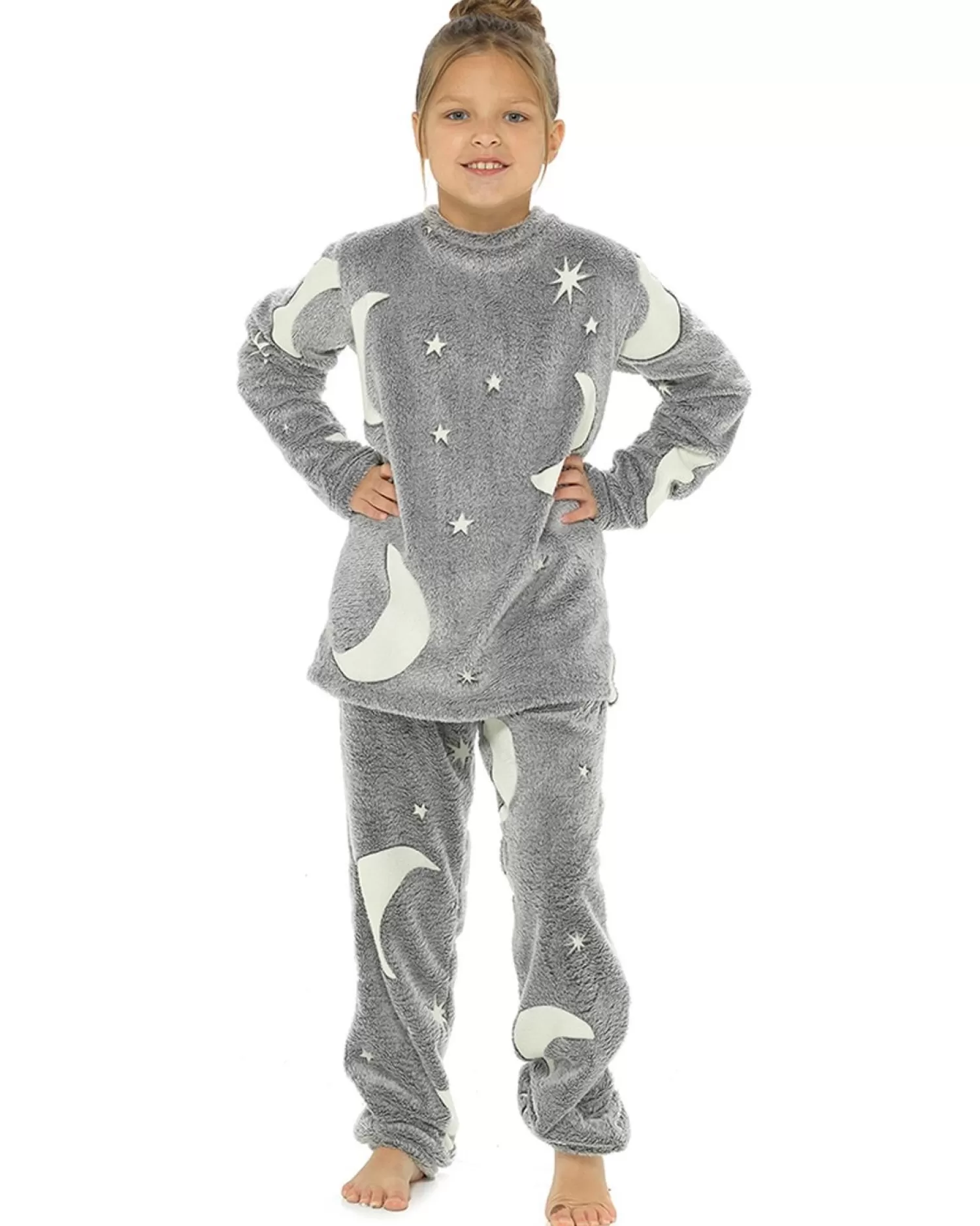 Kids Follow That Dream Kids Glow In The Dark Star & Moon Pyjamas