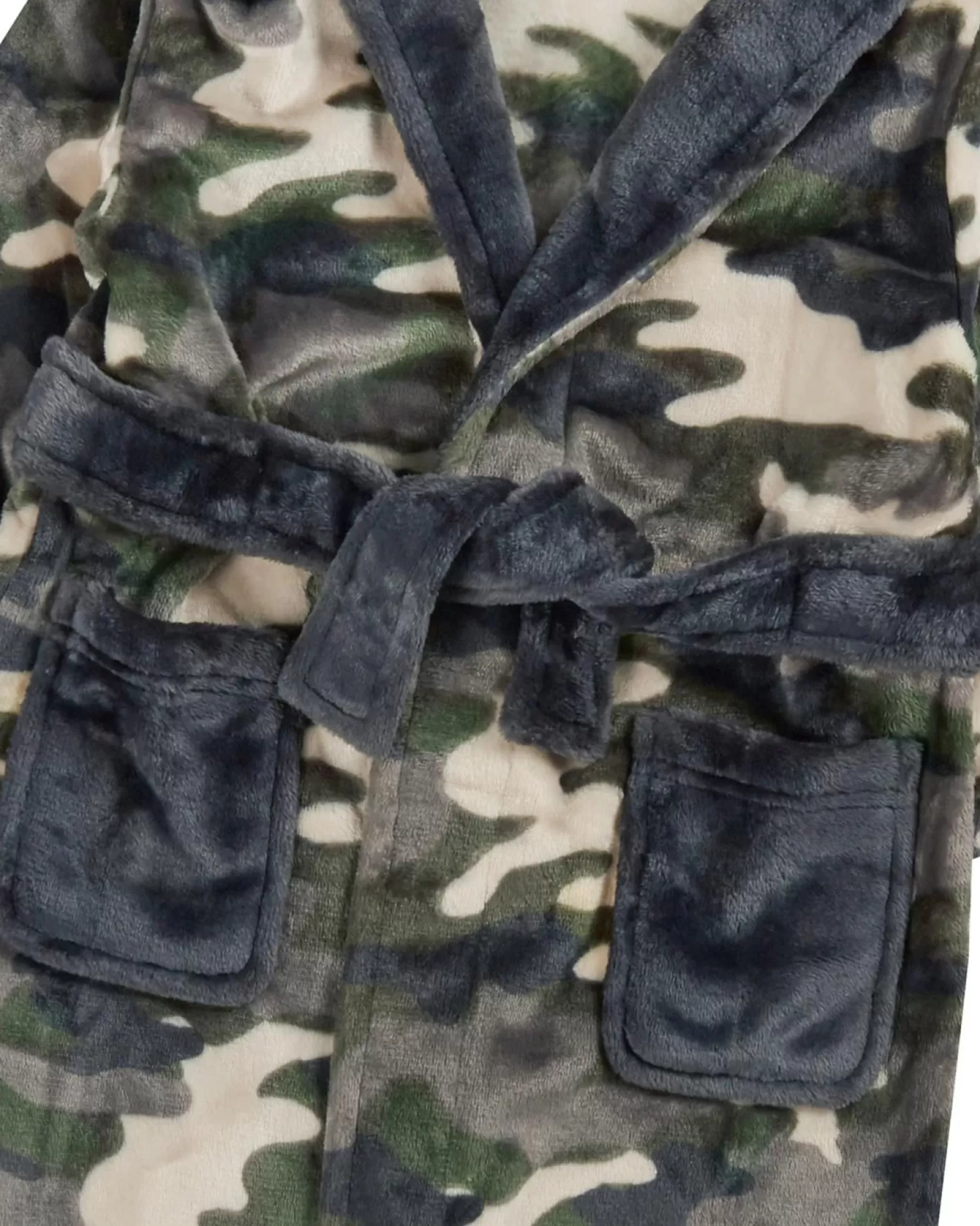 Kids * Kids Green Camo Dressing Gown