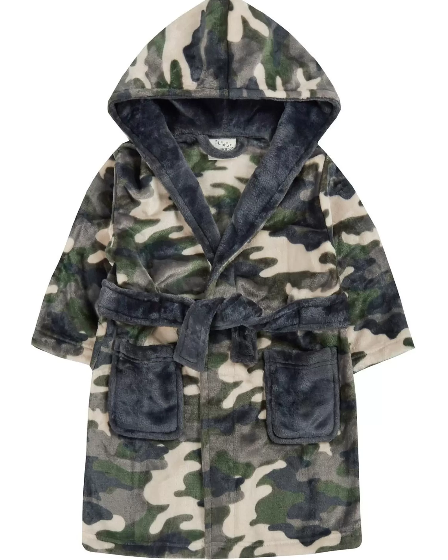 Kids * Kids Green Camo Dressing Gown