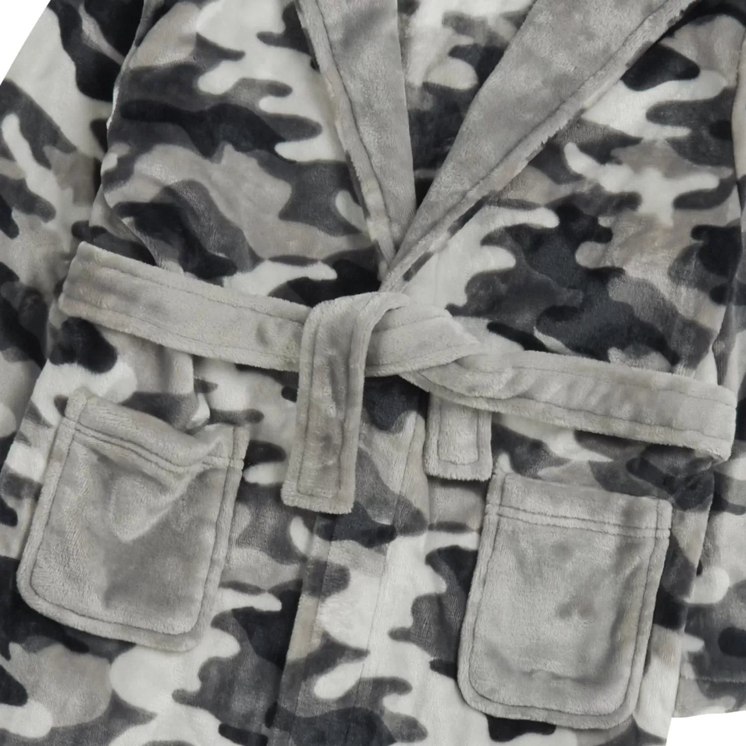 Kids * Kids Grey Camo Dressing Gown