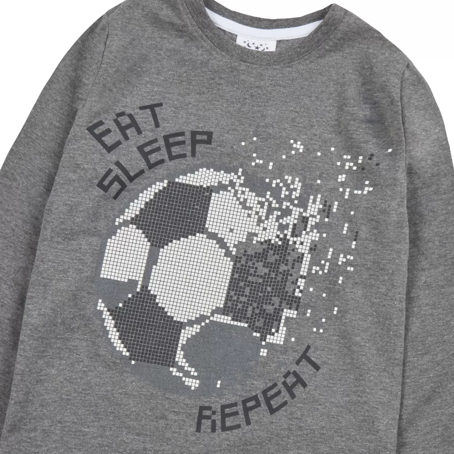 Kids * Kids Grey Football Long Pyjamas