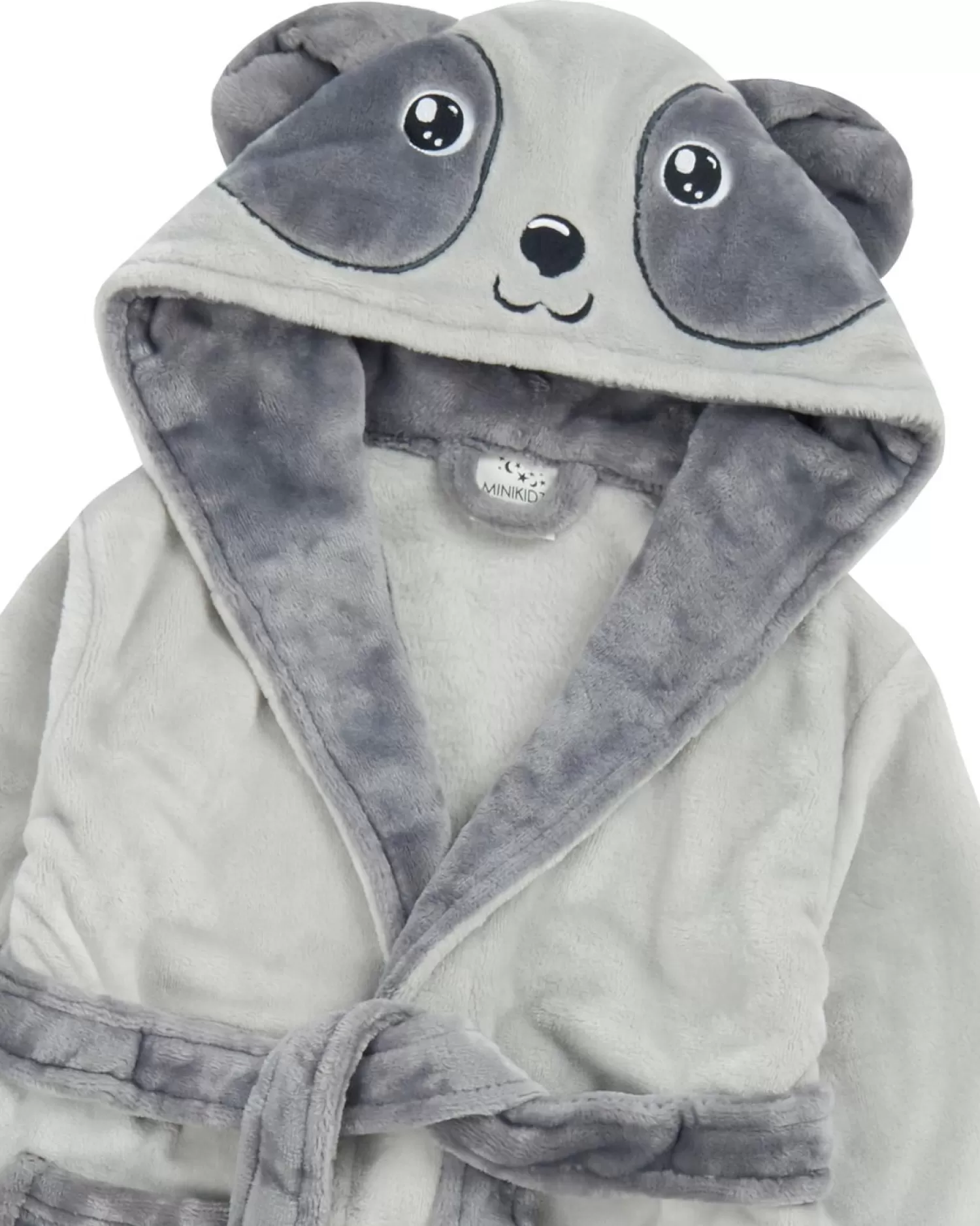 Kids * Kids Grey Panda Dressing Gown