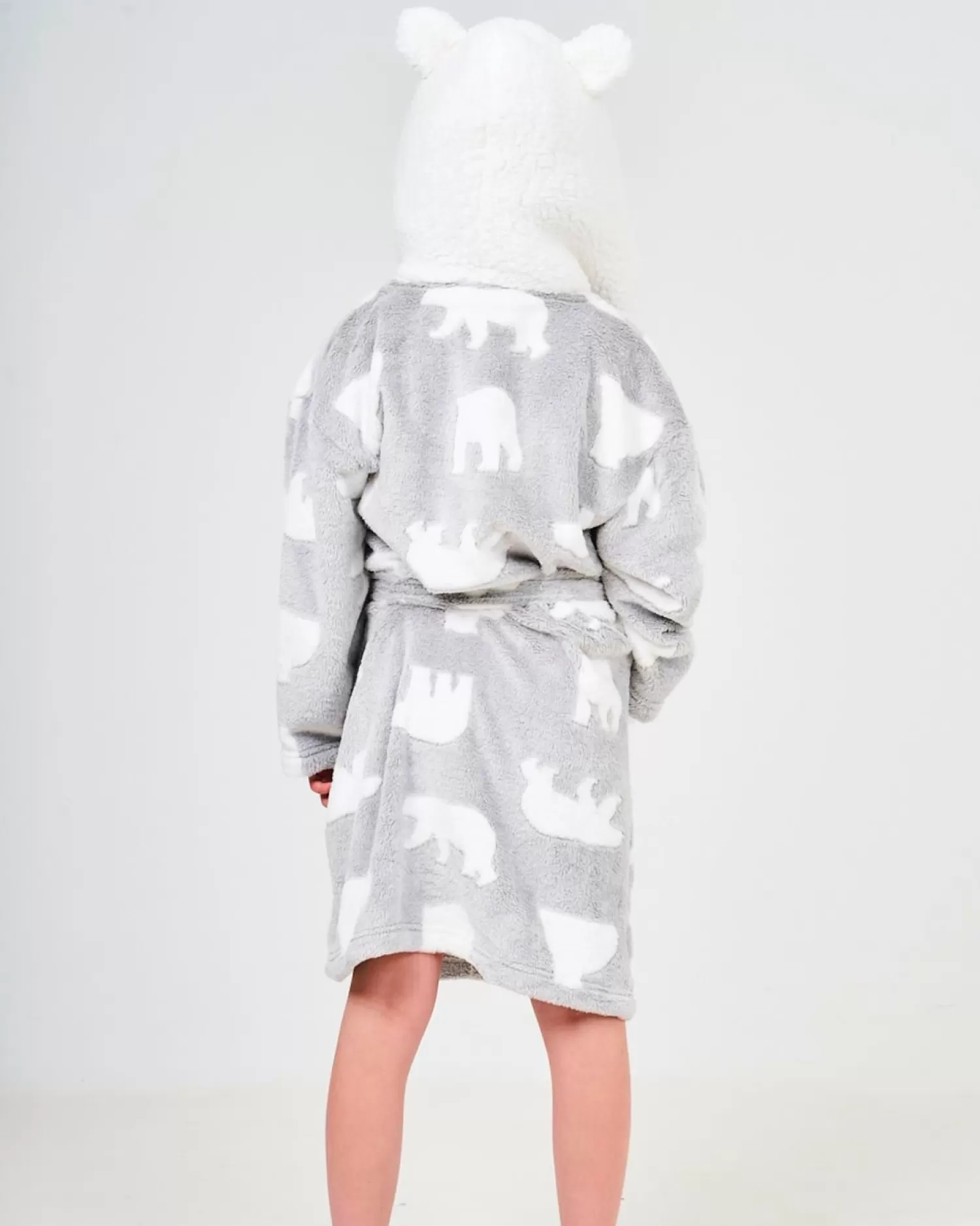 Kids * Kids Grey Polar Bear Dressing Gown