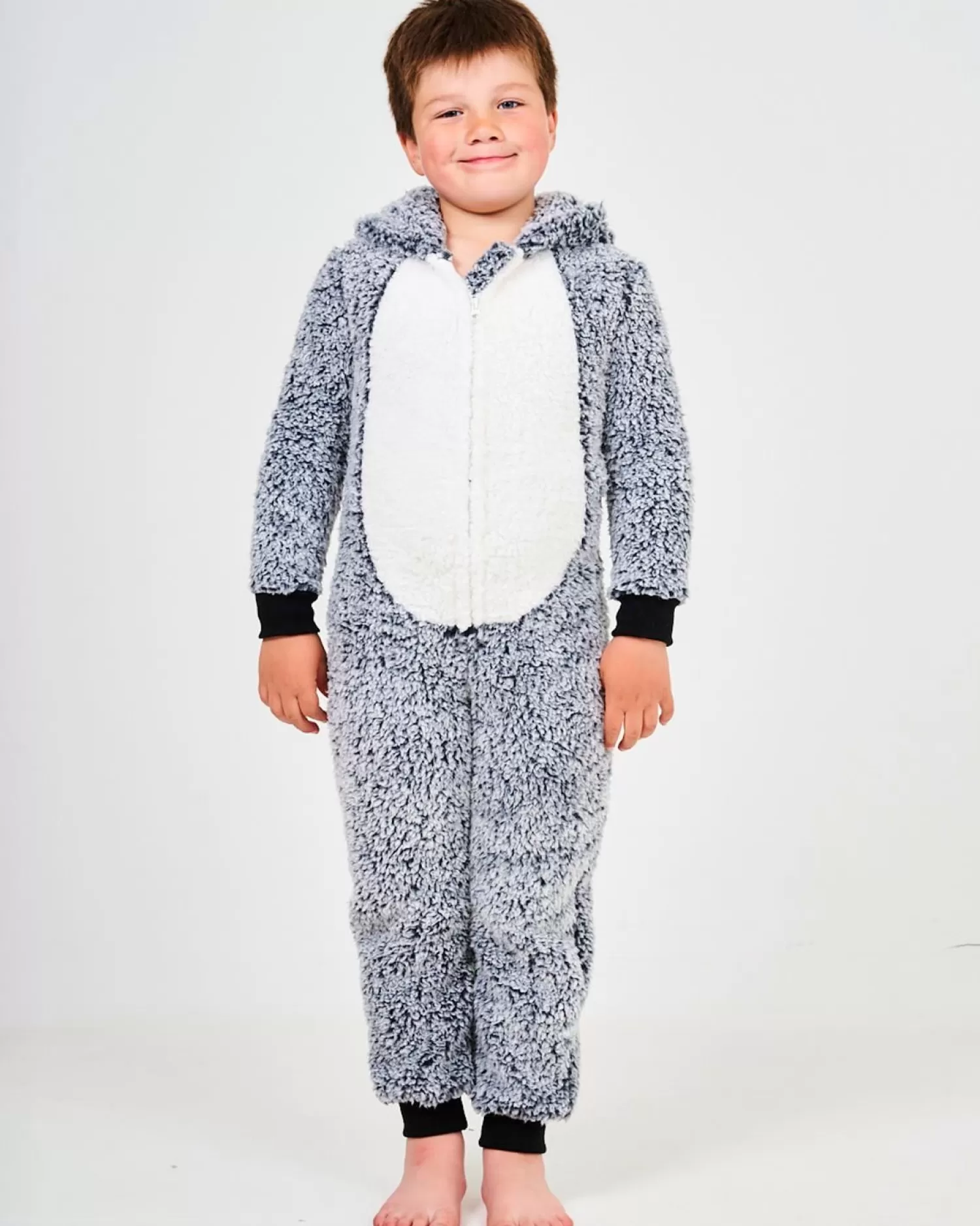 Kids * Kids Grey Wolf Onesie