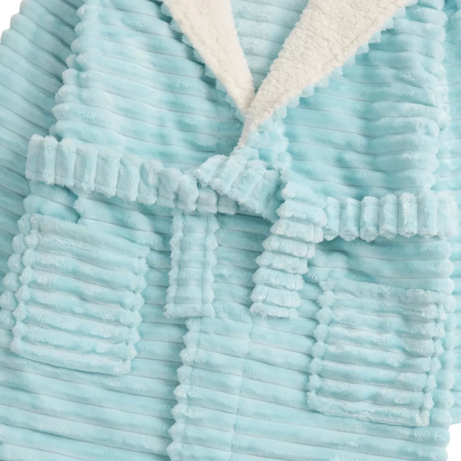 Kids * Kids Jacquard Stripe Dressing Gown - Mint