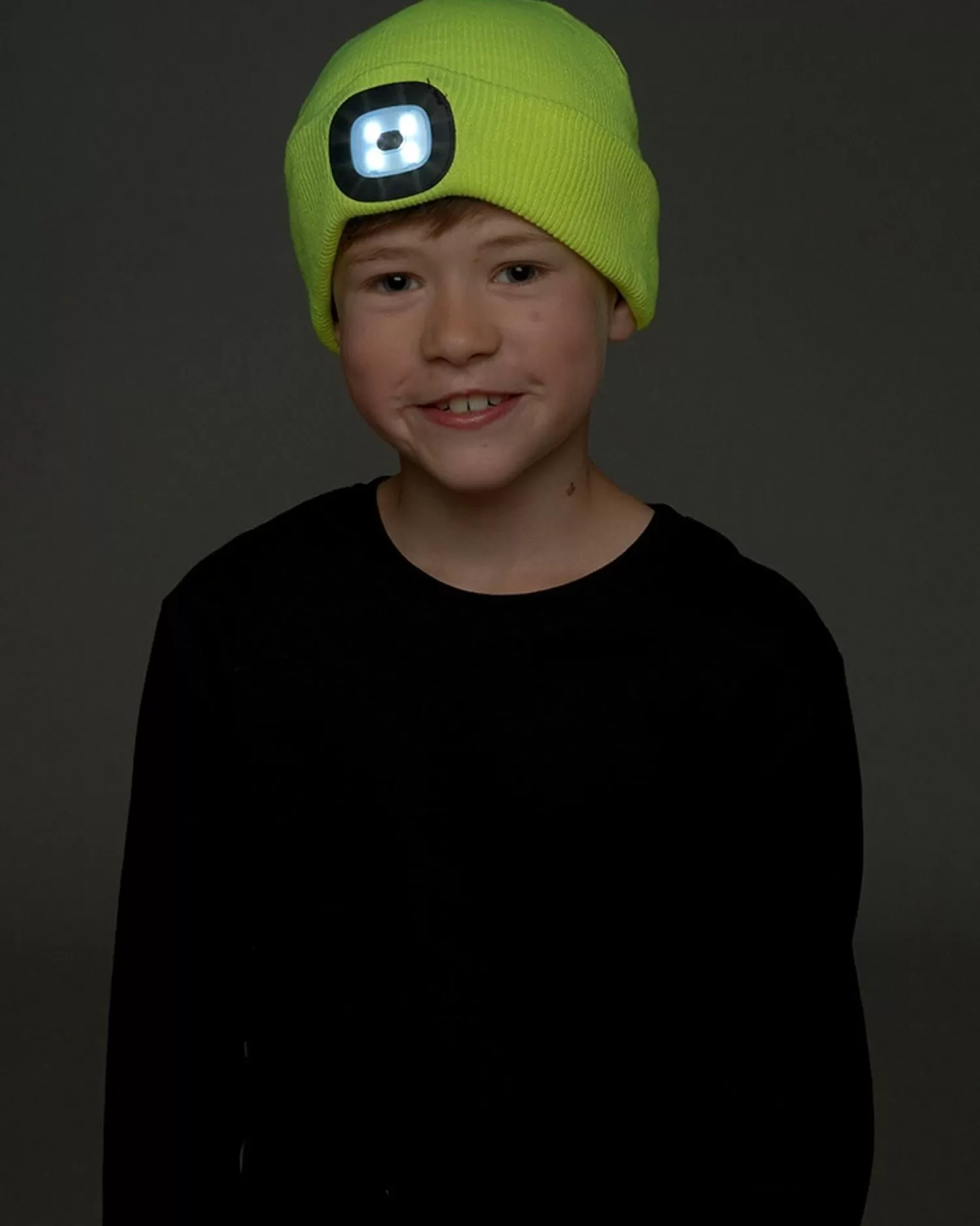 Kids Storm Ridge Kids Led Light Beanie Hat - Yellow