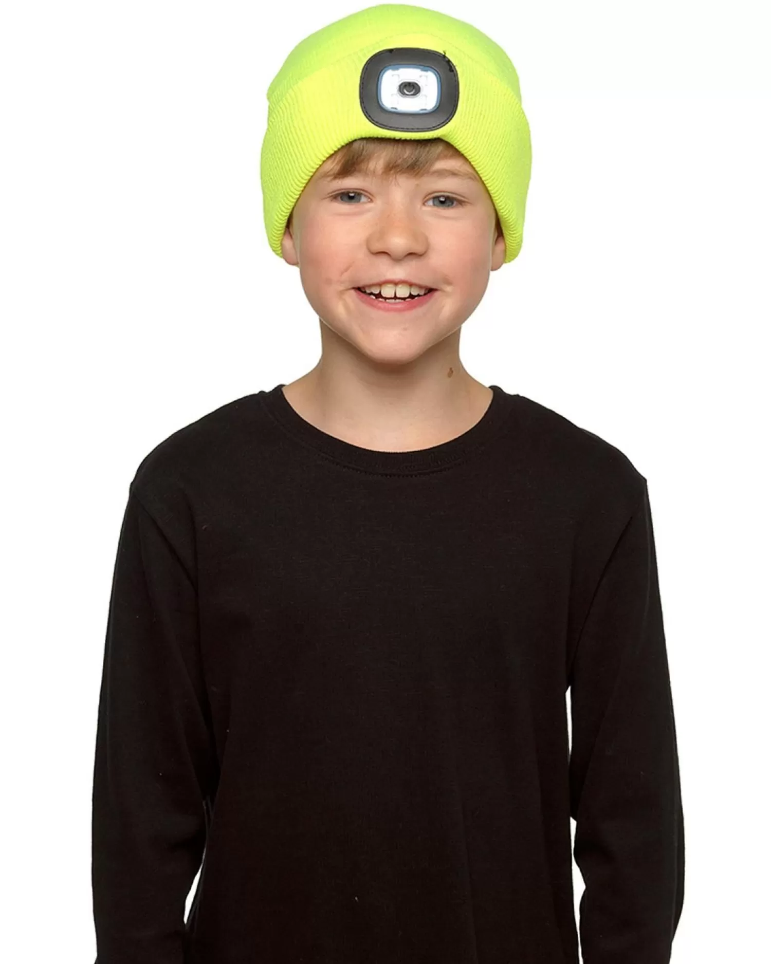 Kids Storm Ridge Kids Led Light Beanie Hat - Yellow