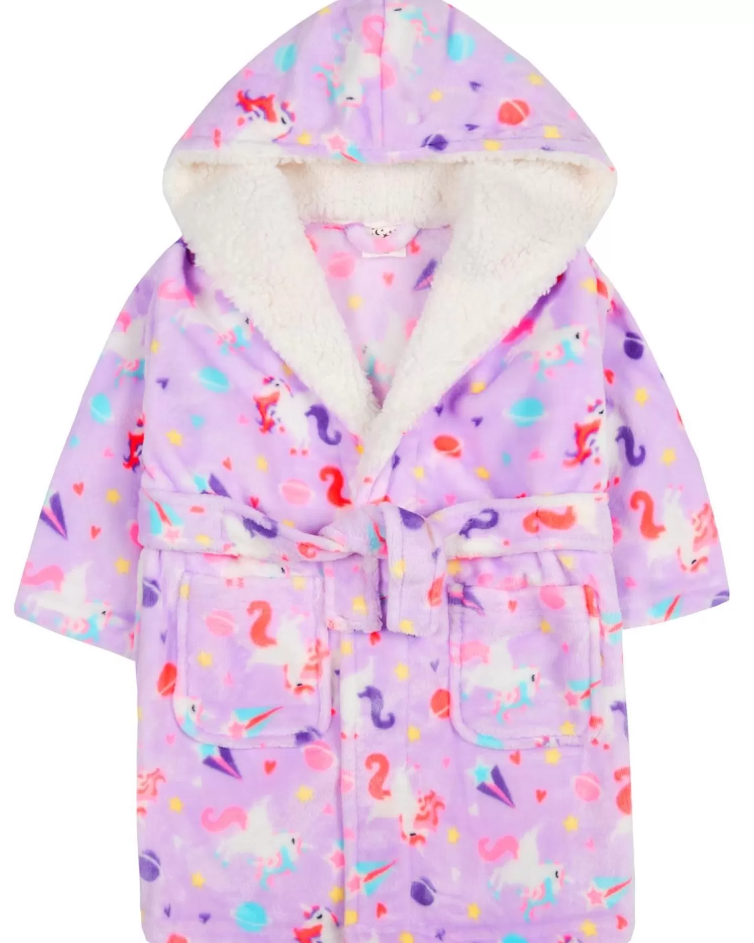 Kids * Kids Lilac Unicorn Print Dressing Gown