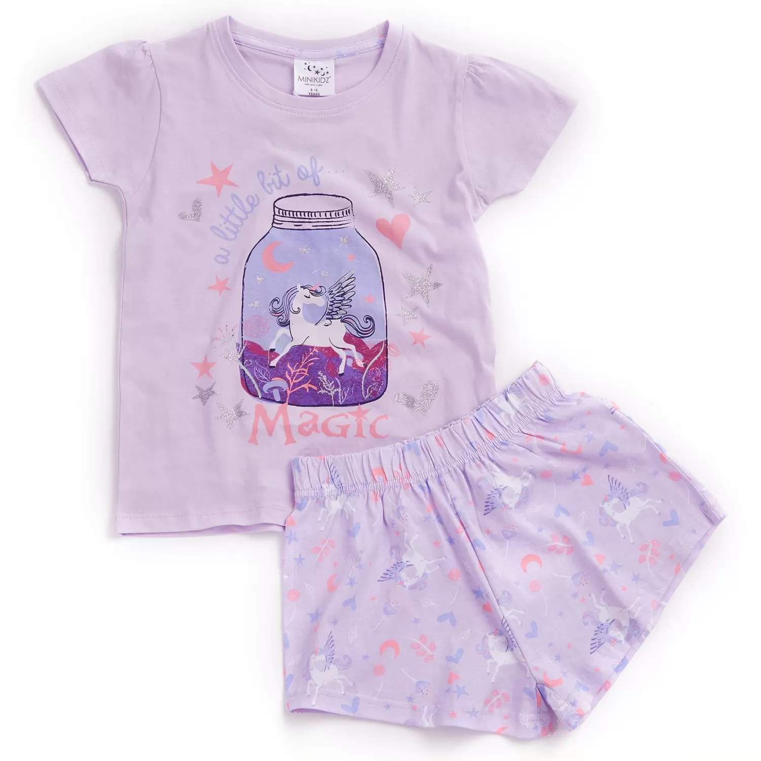 Kids * Kids Lilac Unicorn Short Pyjamas