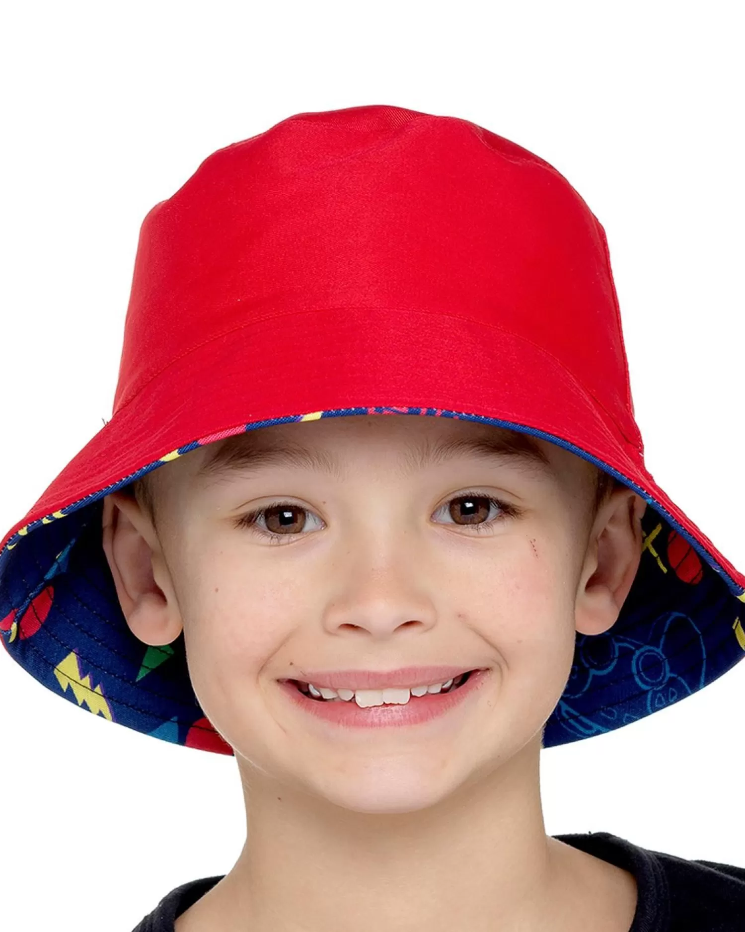 Kids Bertie & Bo Kids Reversible Bucket Hat - Gaming