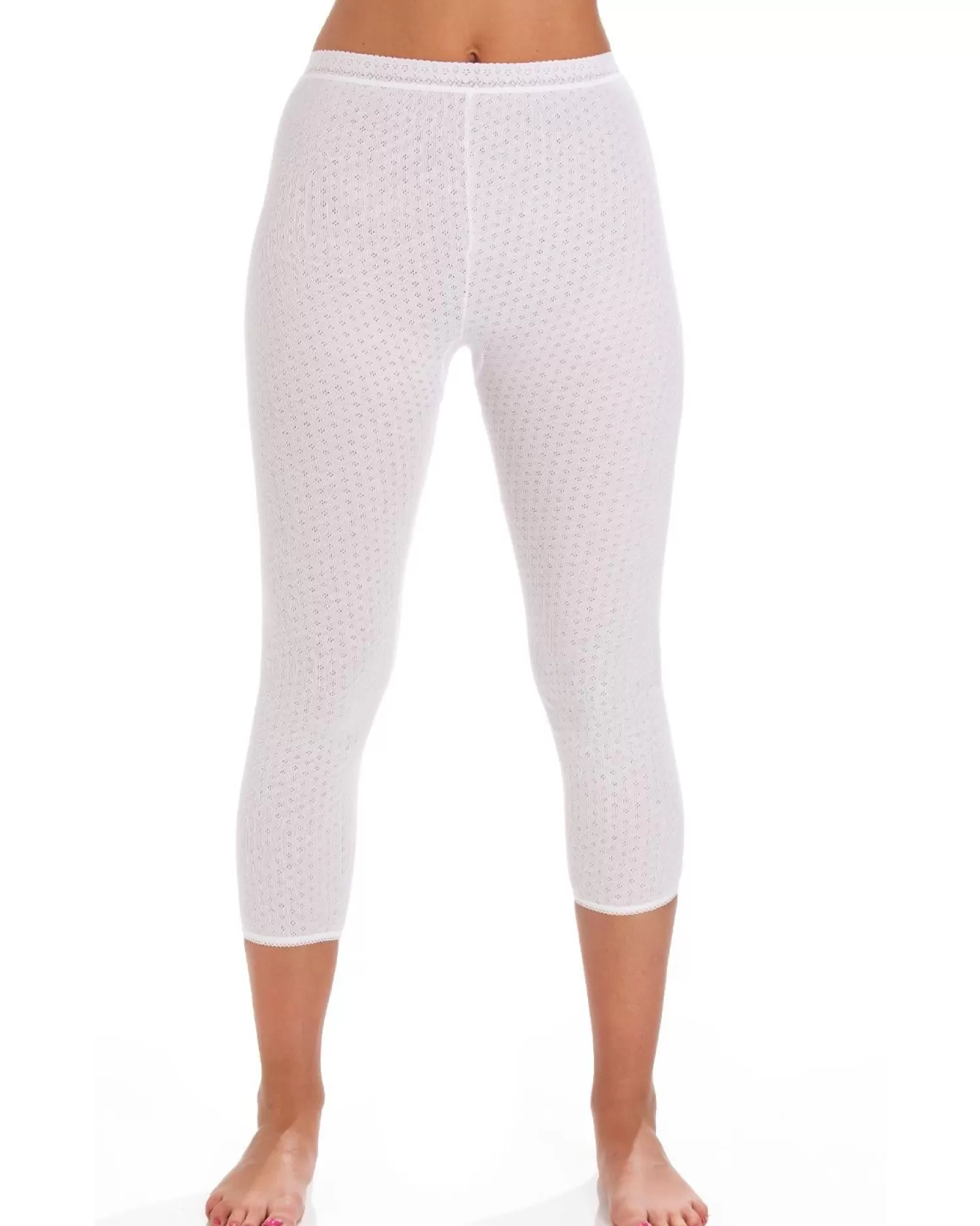 La Marquise Thermals | 2 Pack Viloft Thermal Long Pants - White