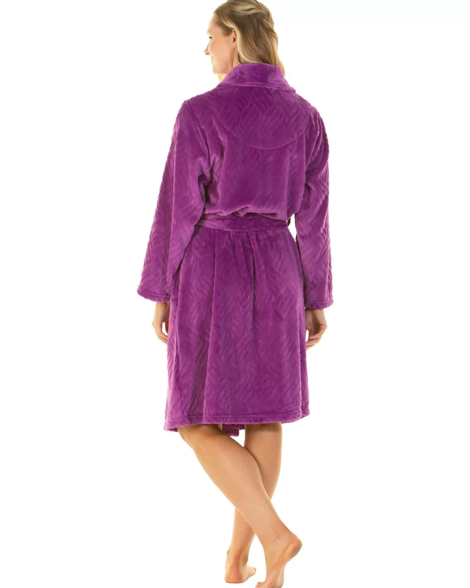 La Marquise Dressing Gowns | Midnight Tulip Dressing Gown - Purple