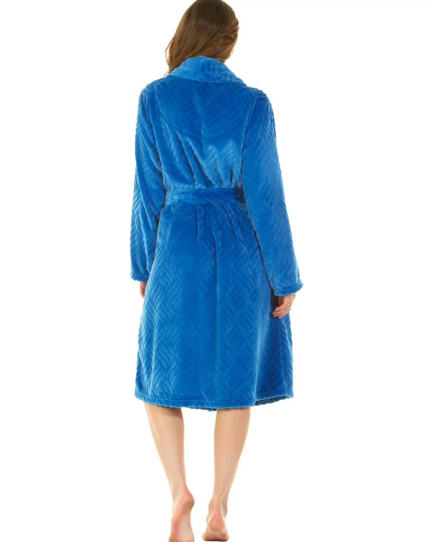 La Marquise Dressing Gowns | Midnight Tulip Dressing Gown - Teal