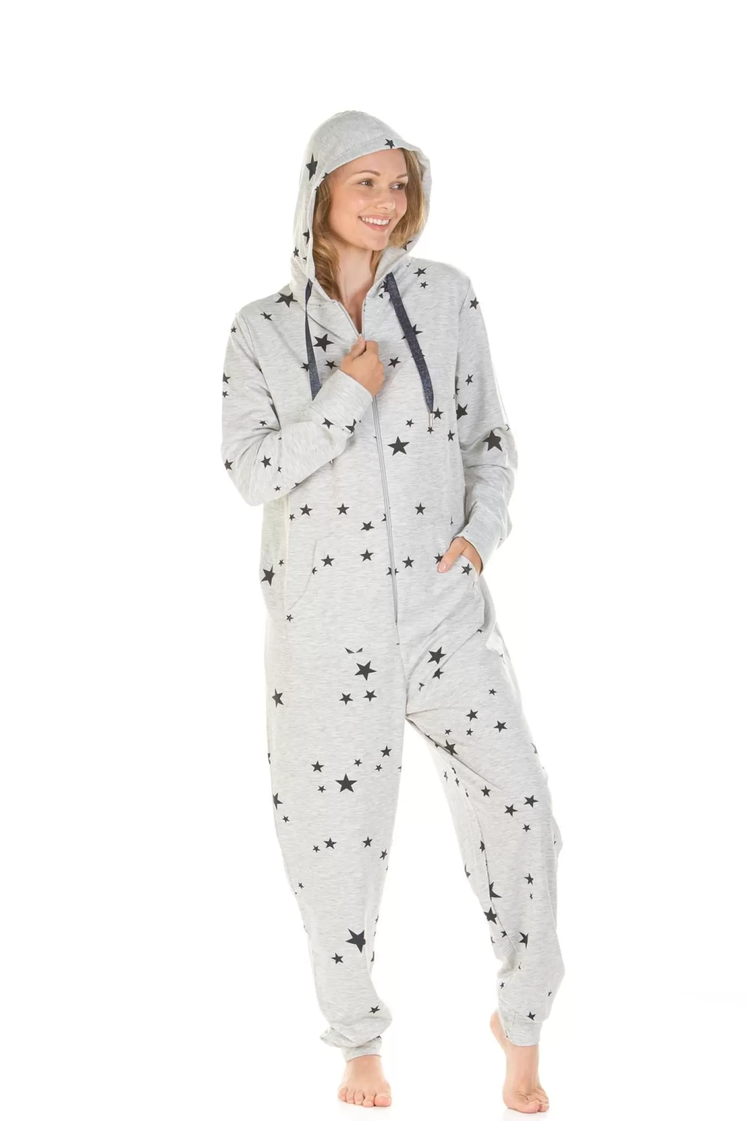 La Marquise Onesies | Starry Days Jersey Hooded Onesie