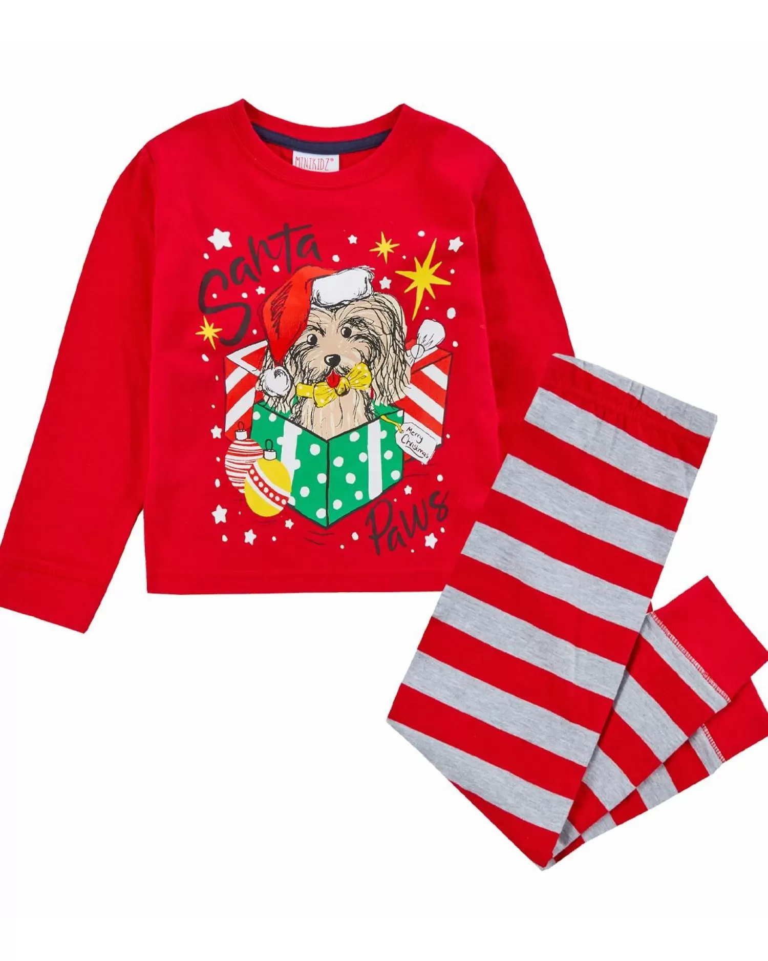 Kids * Little Kids Santa Paws Dog Christmas Pyjamas