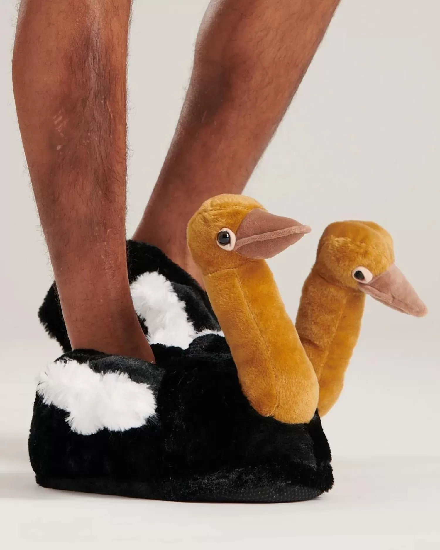 Men Loungeable Adults Novelty Ostrich Slippers