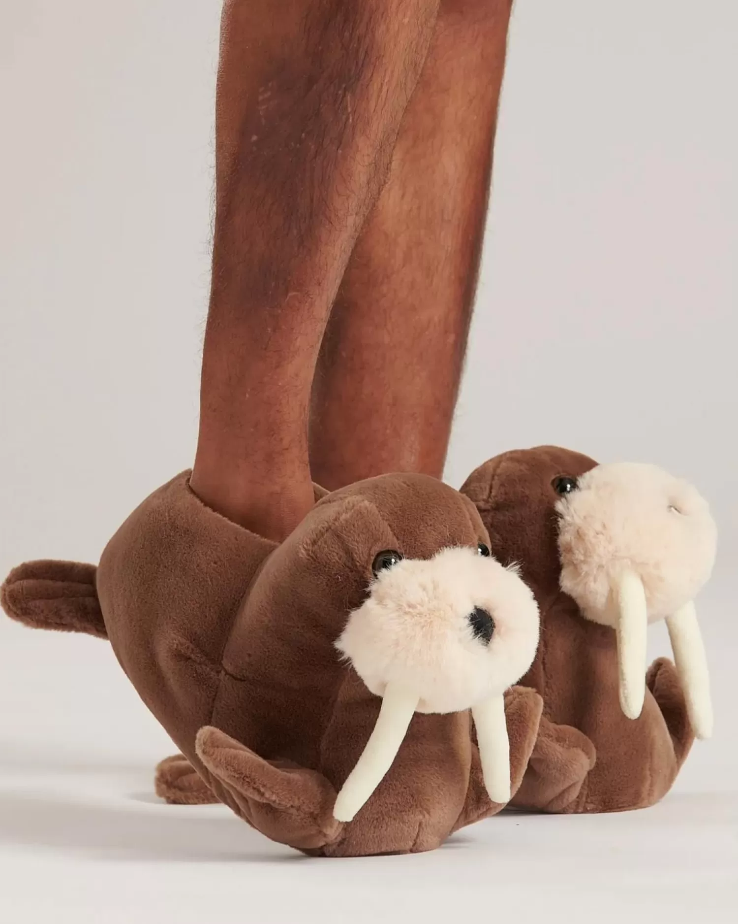 Men Loungeable Adults Walrus Slippers