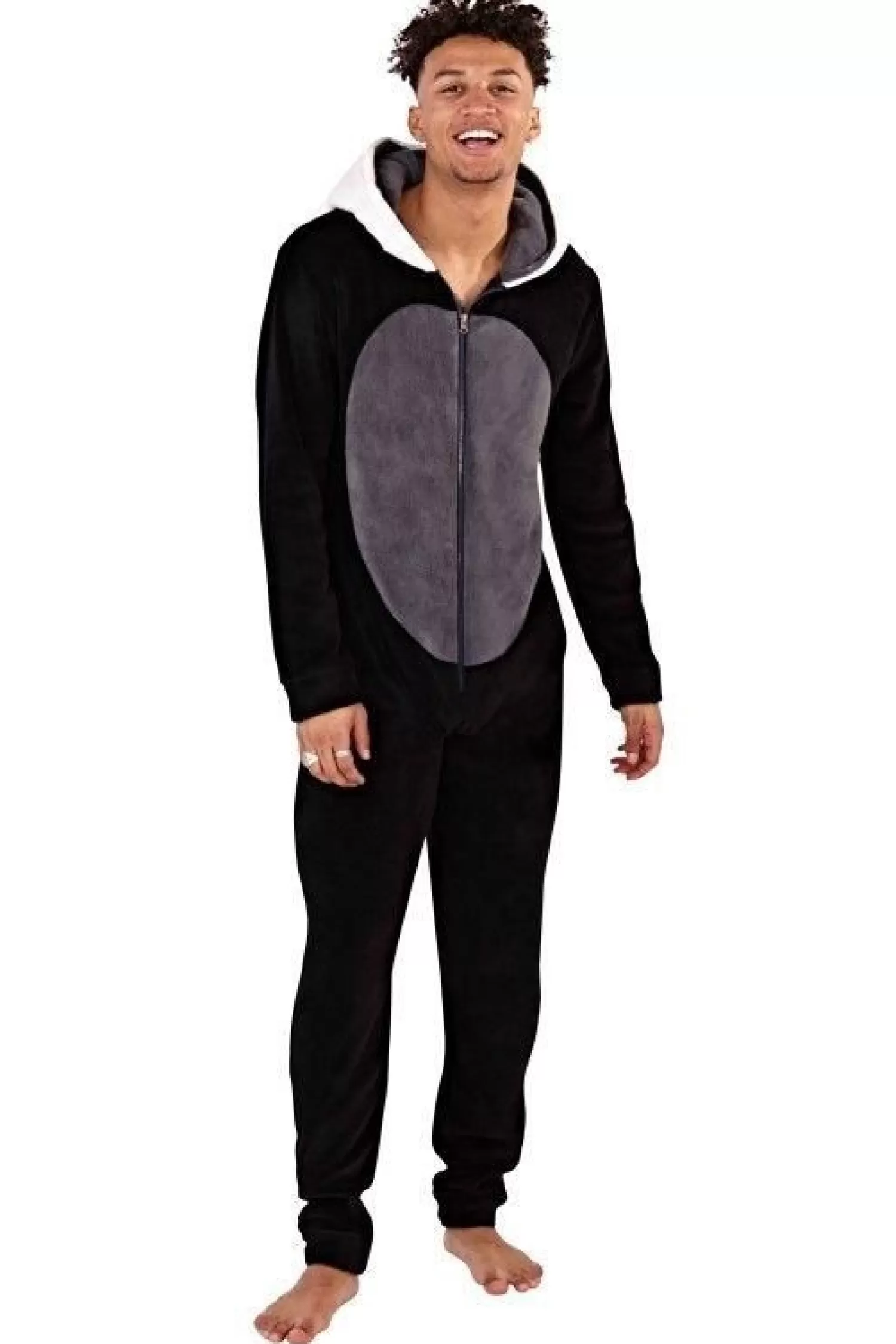 Men Loungeable Fleece Badger Onesie