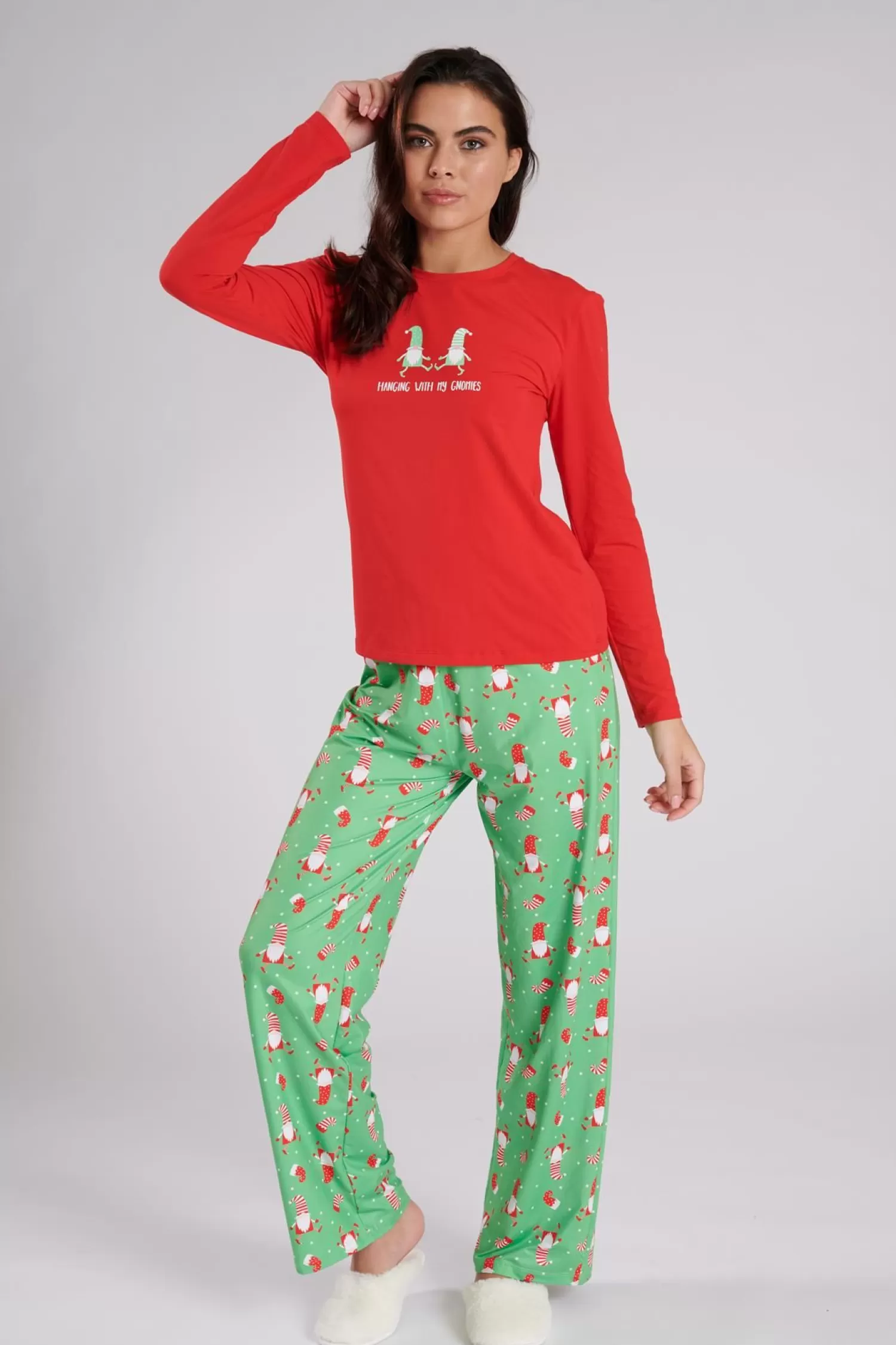 Loungeable Pyjamas | Hanging With My Gnomies Christmas Pyjamas