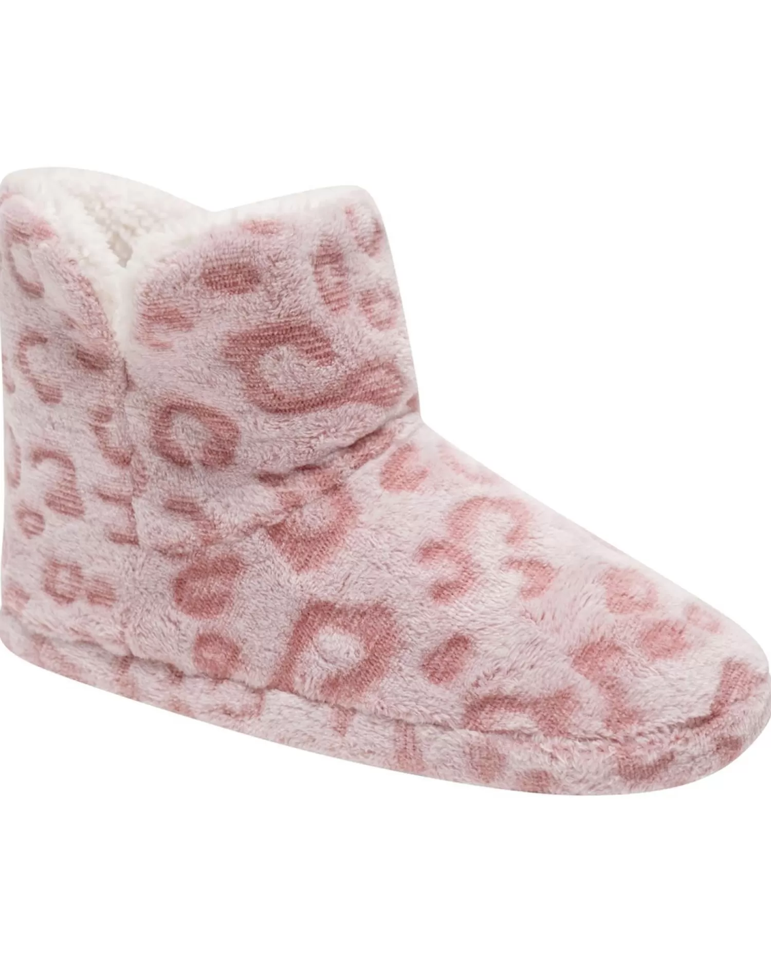 Loungeable Slippers | Leopard Print Bootie Slippers