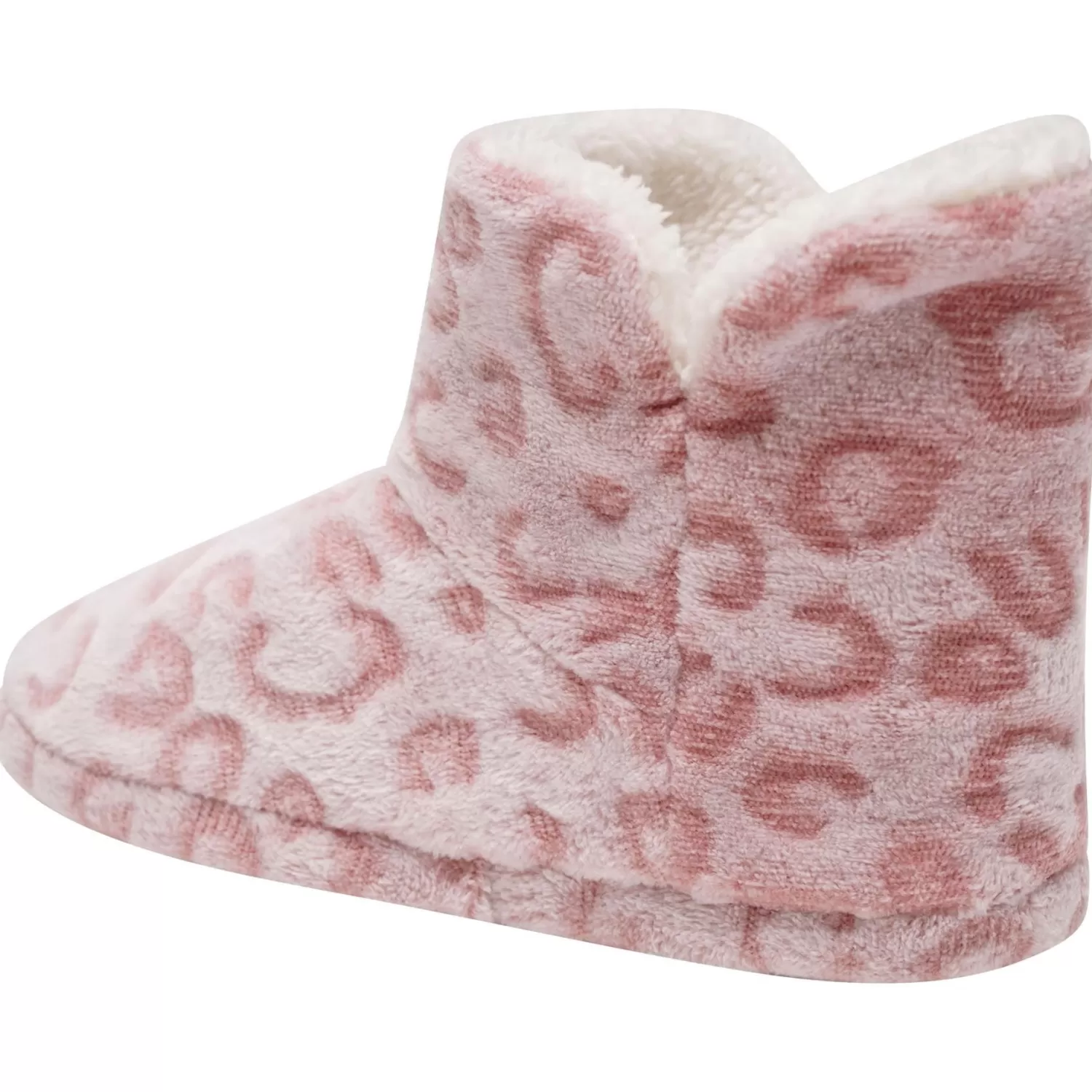 Loungeable Slippers | Leopard Print Bootie Slippers