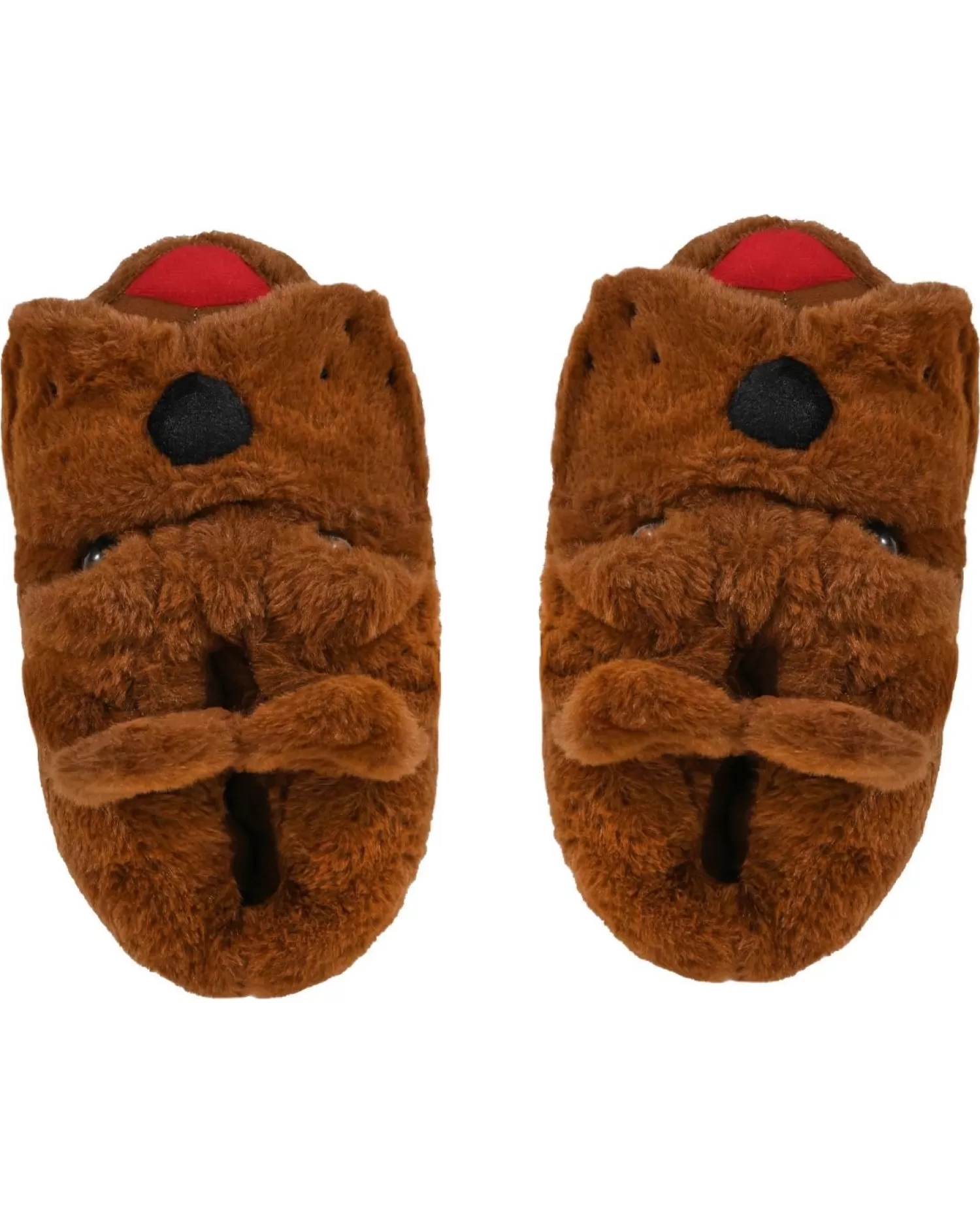 Men Loungeable Mens Brown Bulldog Slippers