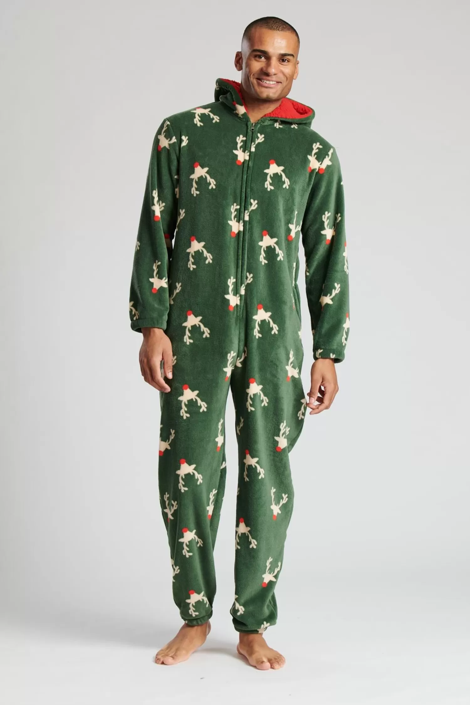 Men Loungeable Mens Forest Reindeer Onesie