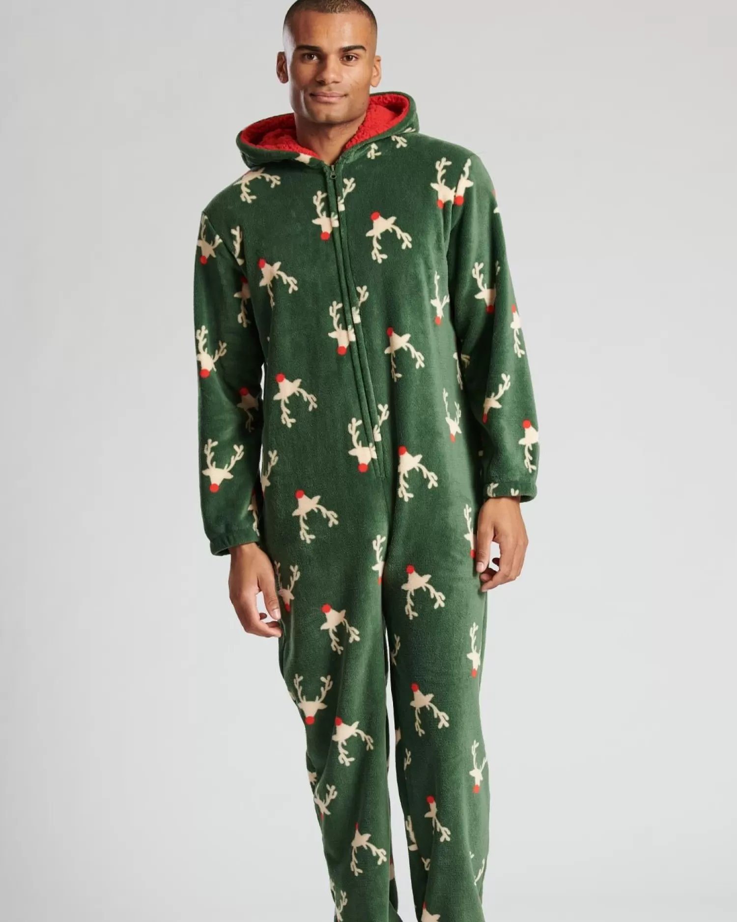 Men Loungeable Mens Forest Reindeer Onesie