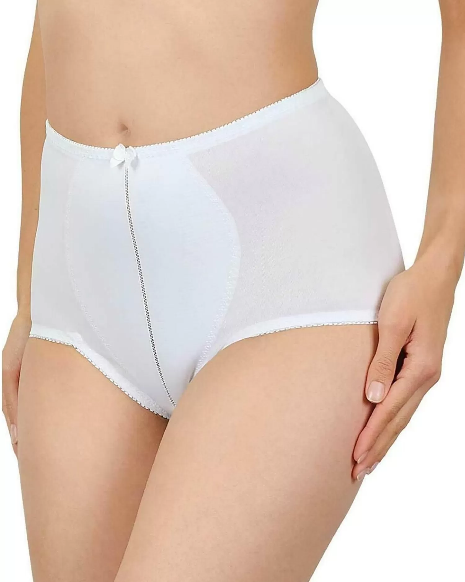 Naturana Shapewear | Control Brief Girdle - White