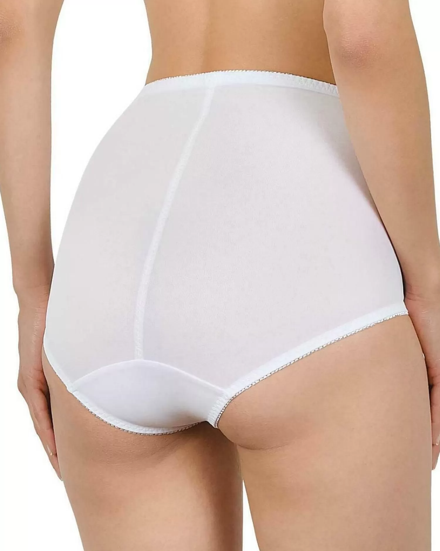 Naturana Shapewear | Control Brief Girdle - White