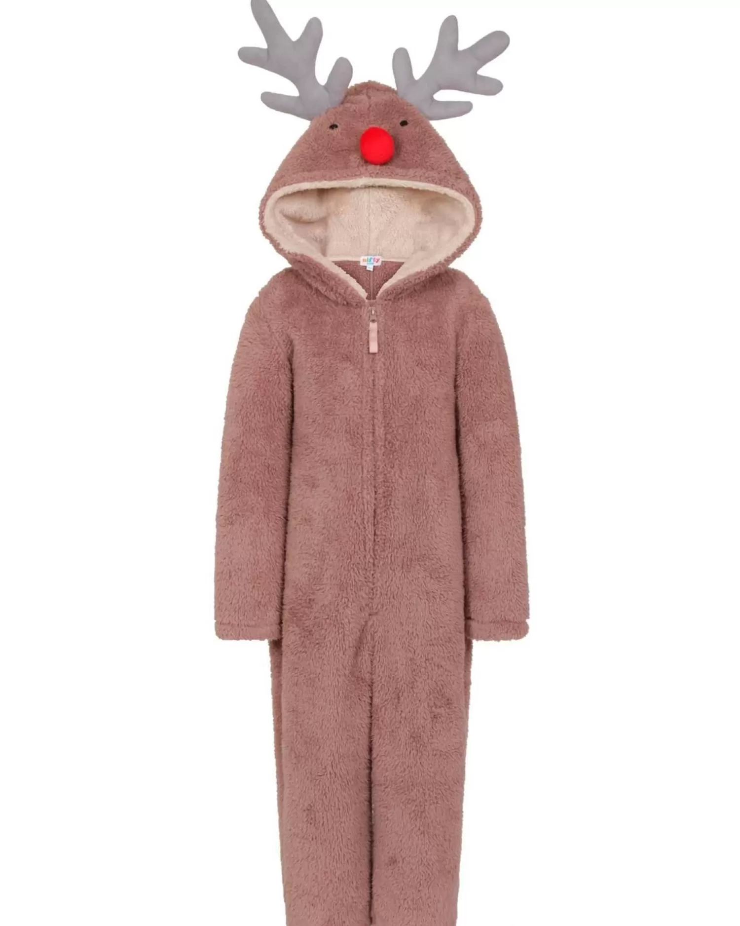 Kids Nifty Kids Brown Reindeer Onesie