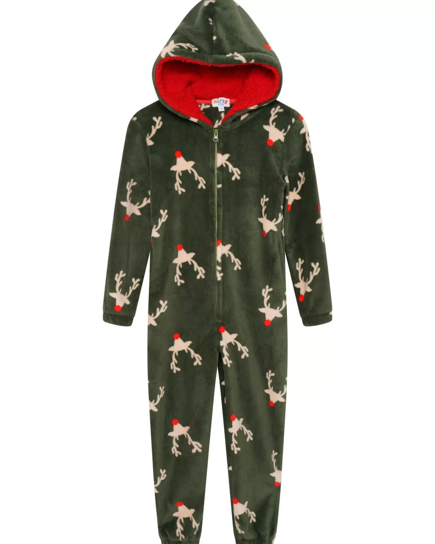 Kids Nifty Kids Forest Reindeer Onesie