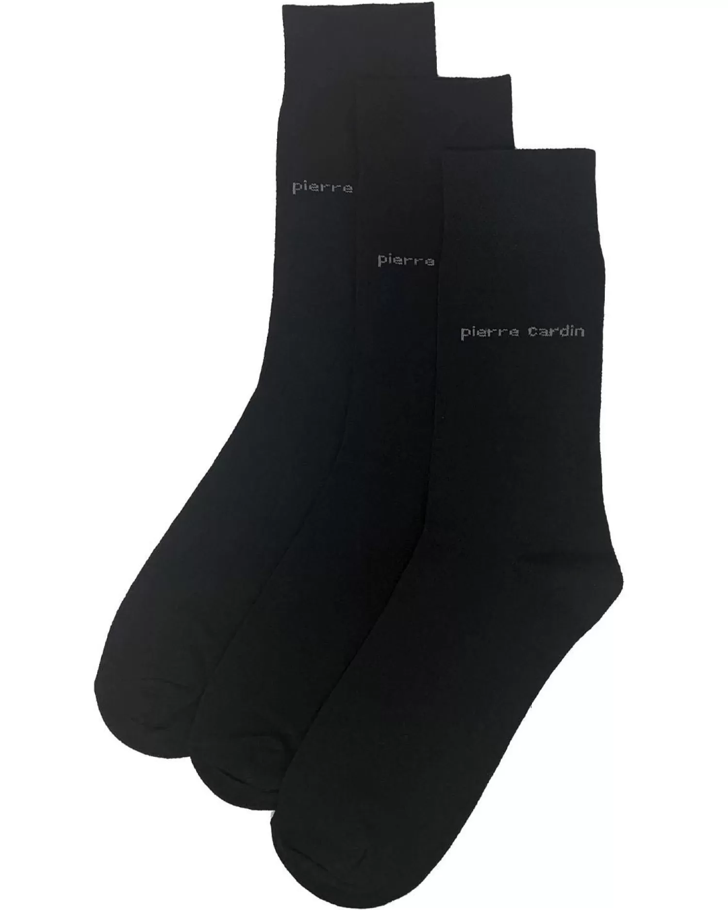 Men Pierre Cardin Mens 3 Pack Dress Socks - Black