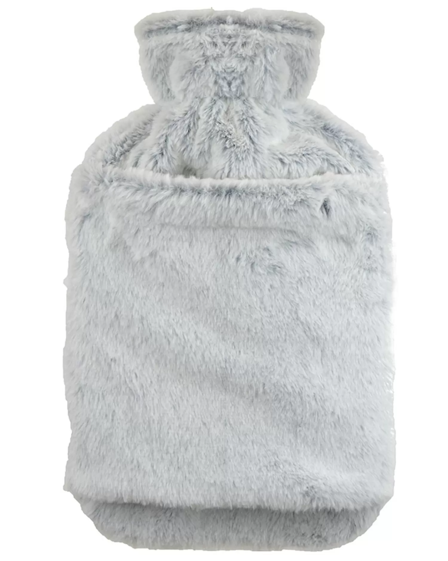 * Polished Fleece Hot Water Bottle - Grey