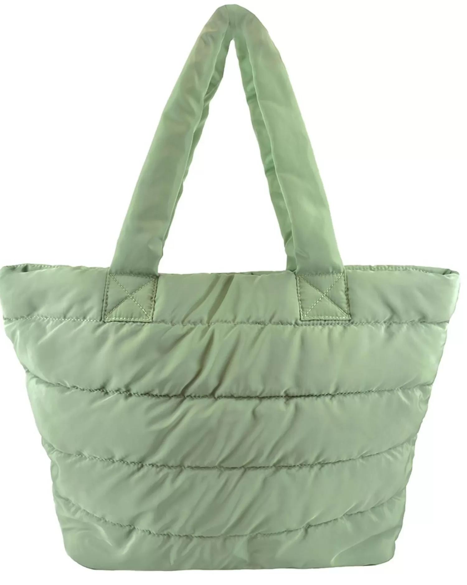 * Bags | Puffer Style Tote Bag - Sage