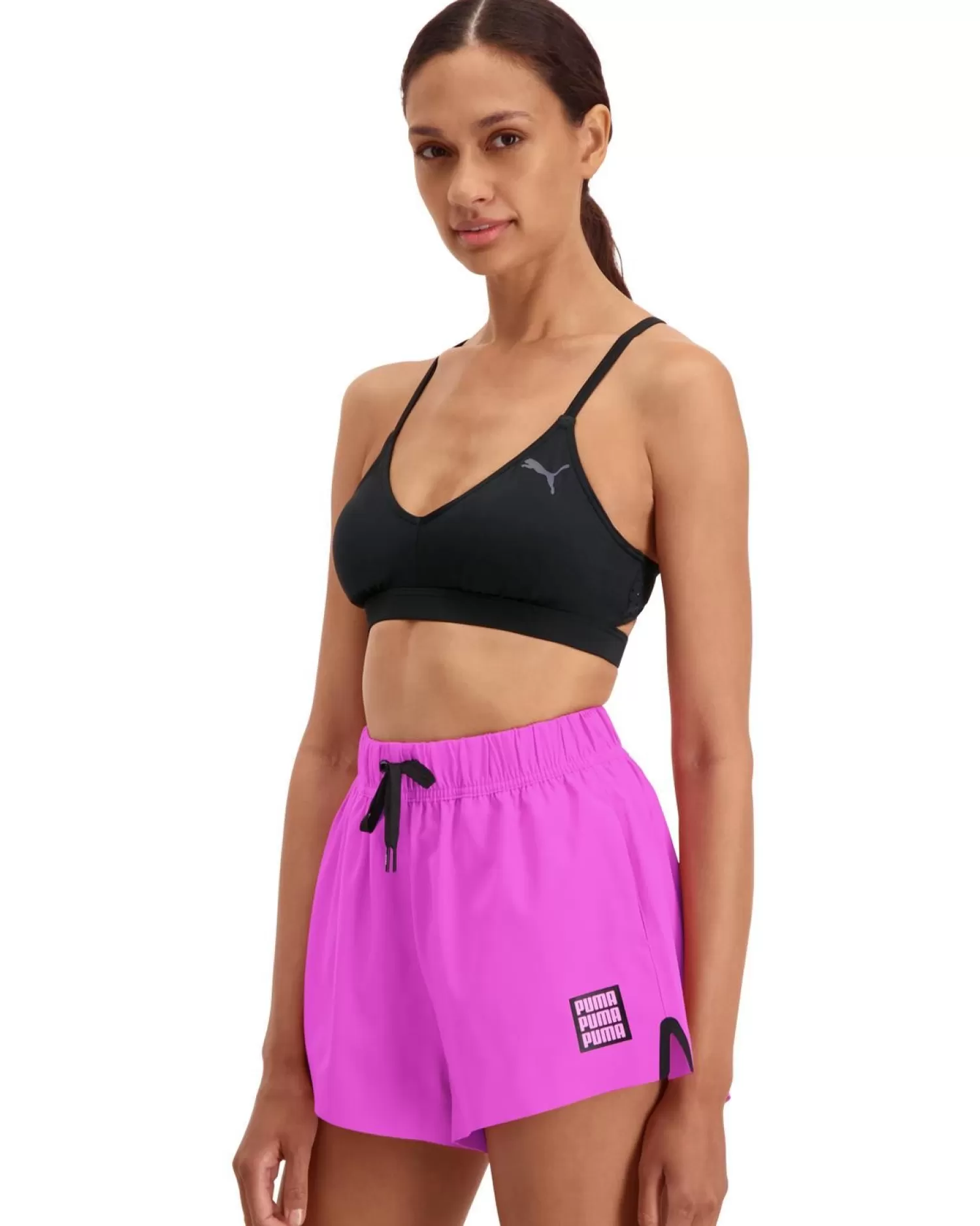 Puma Shorts & Skirts | High Waist Shorts - Deep Orchid Combo