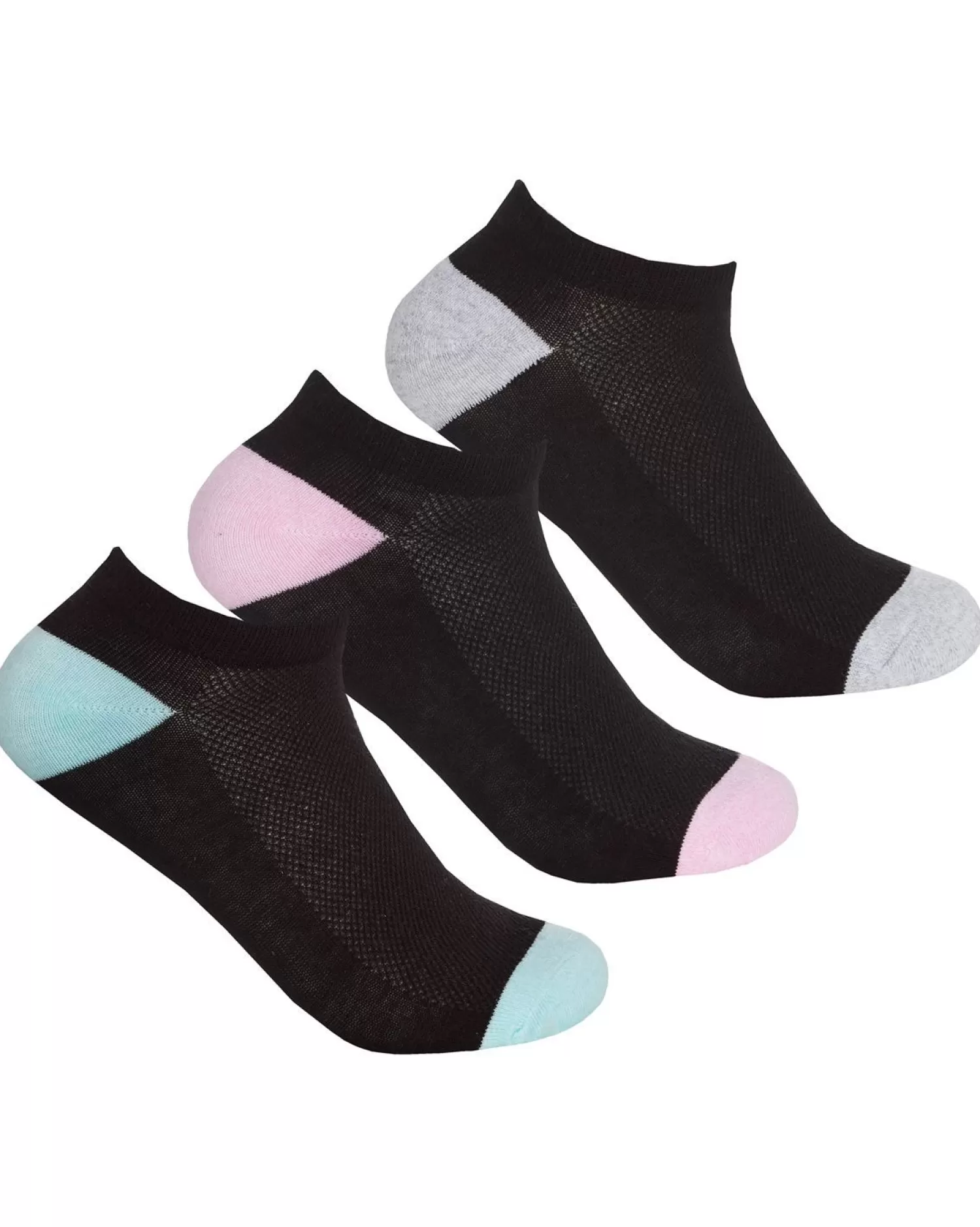 RedTag Socks | Womens 6 Pack Sport Trainer Socks - Coloured H&T