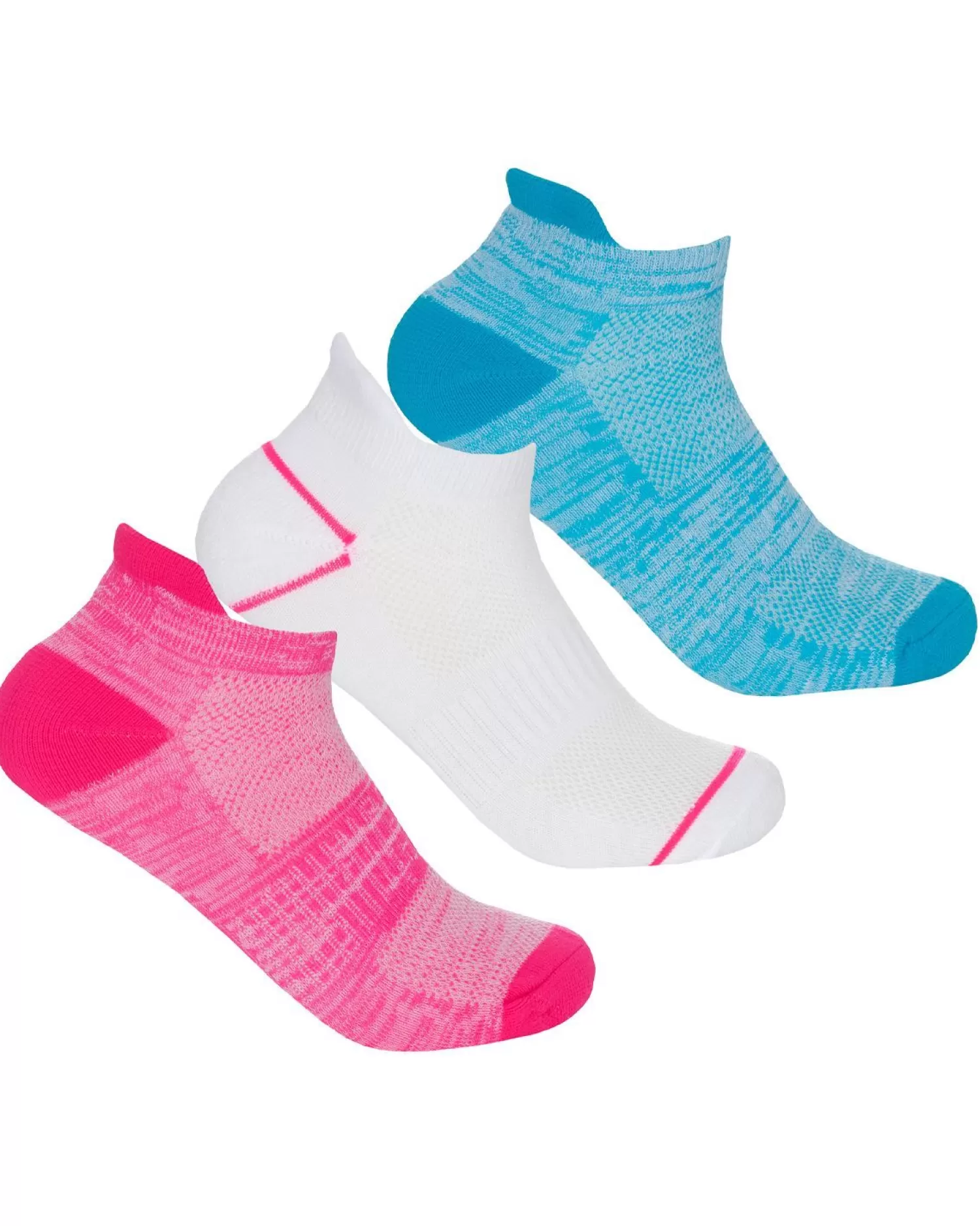 RedTag Socks | Womens 6 Pack Sport Trainer Socks - Space Dye Mix