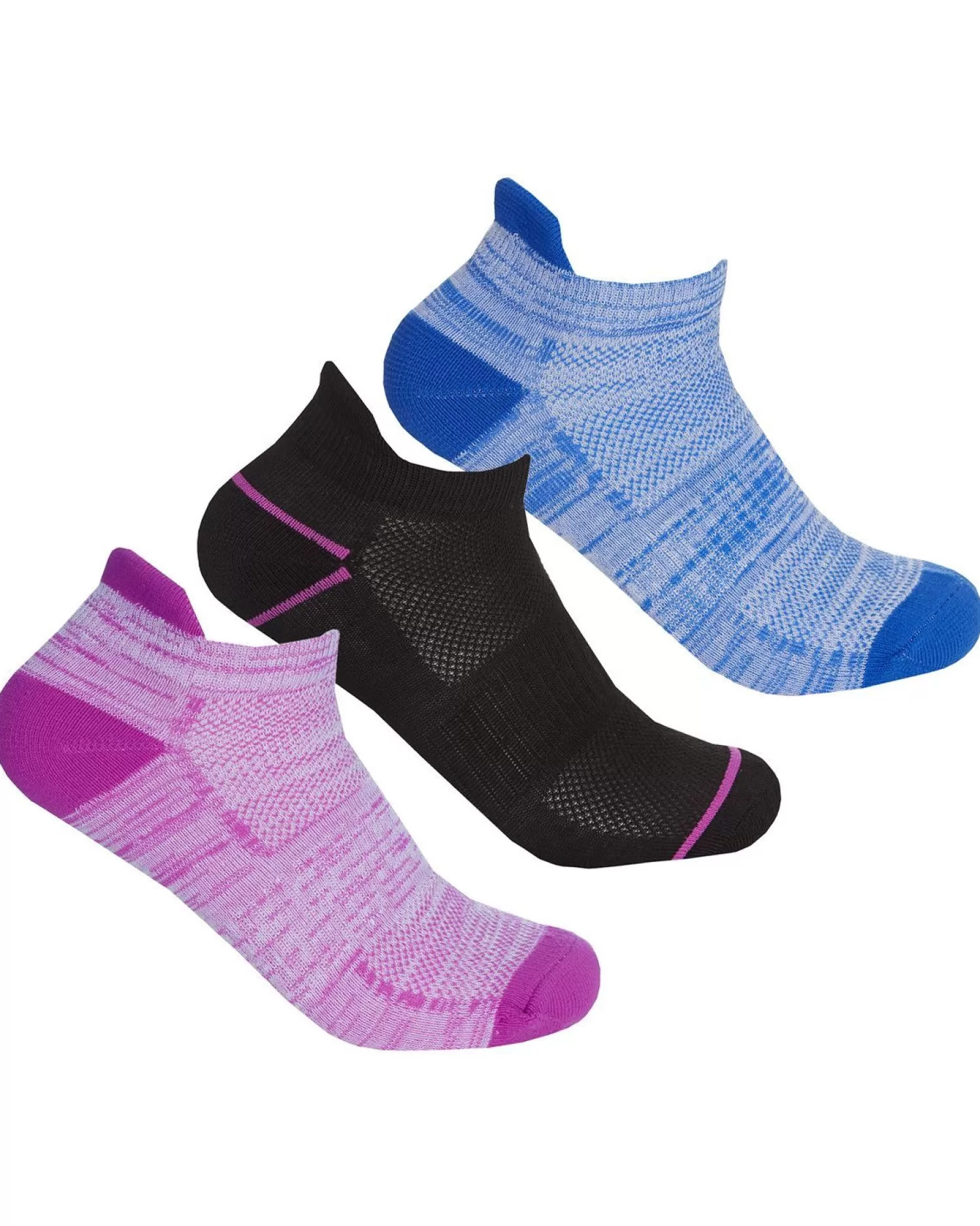 RedTag Socks | Womens 6 Pack Sport Trainer Socks - Space Dye Mix