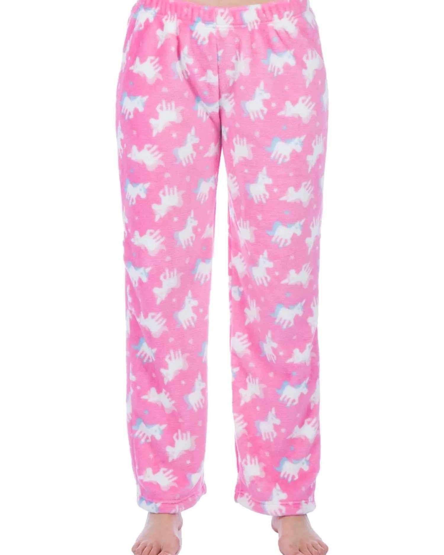 Kids Selena Girl Unicorn Lounge Pants - Pink