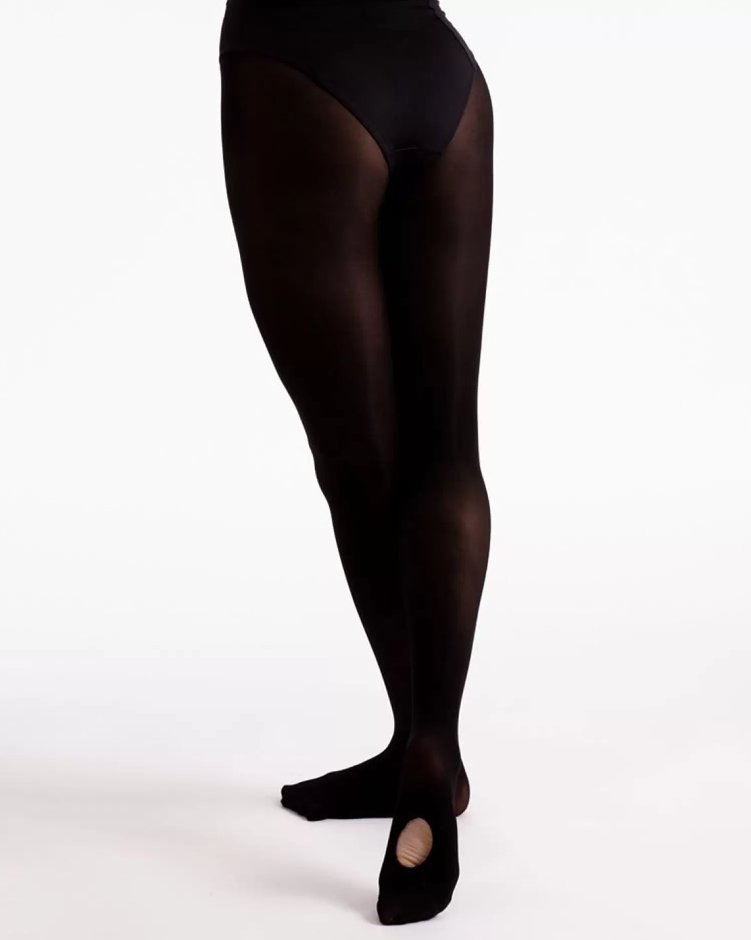 Kids Silky Dance Kids Intermediate Convertible Tights - Black