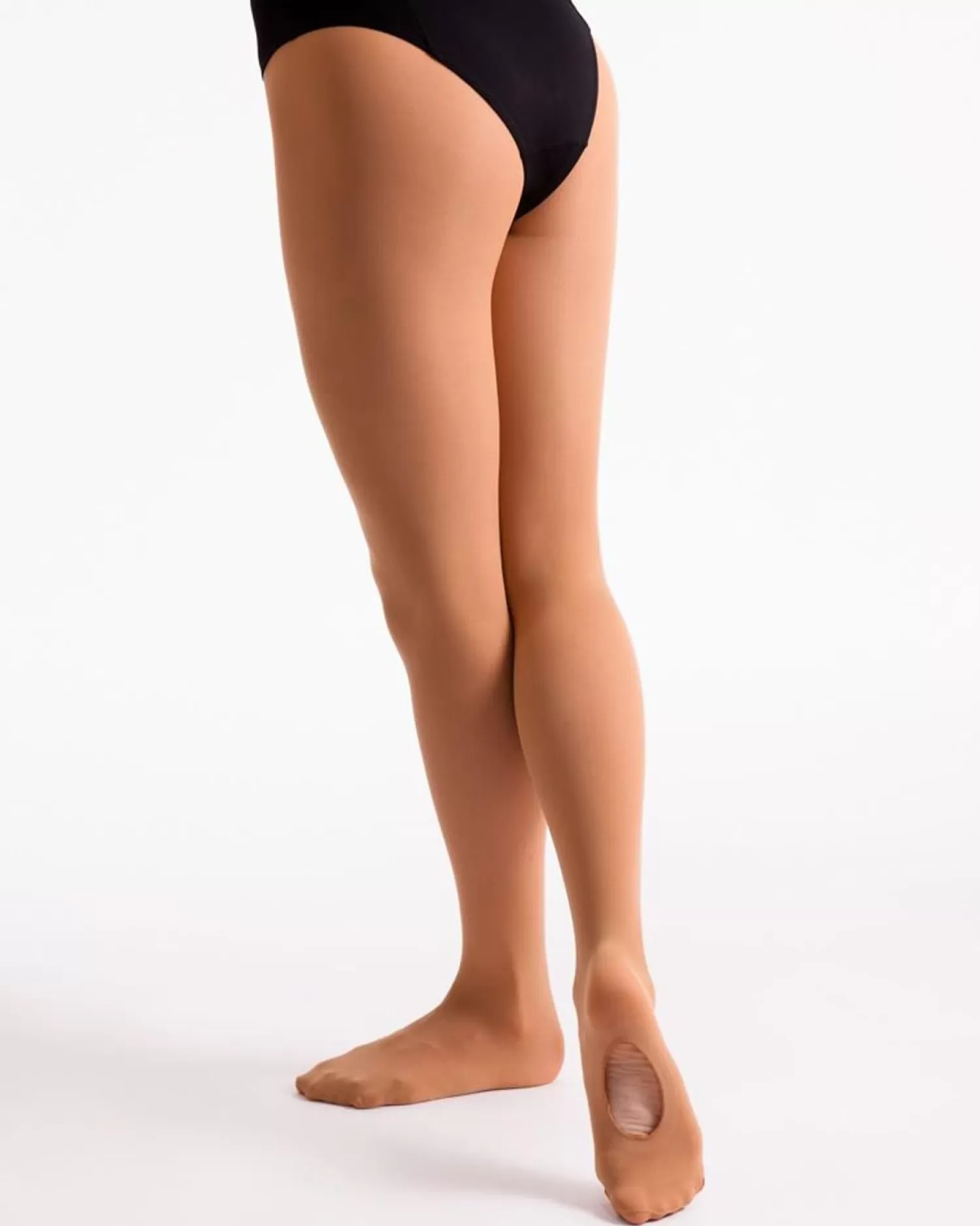 Kids Silky Dance Kids Intermediate Convertible Tights - Tan