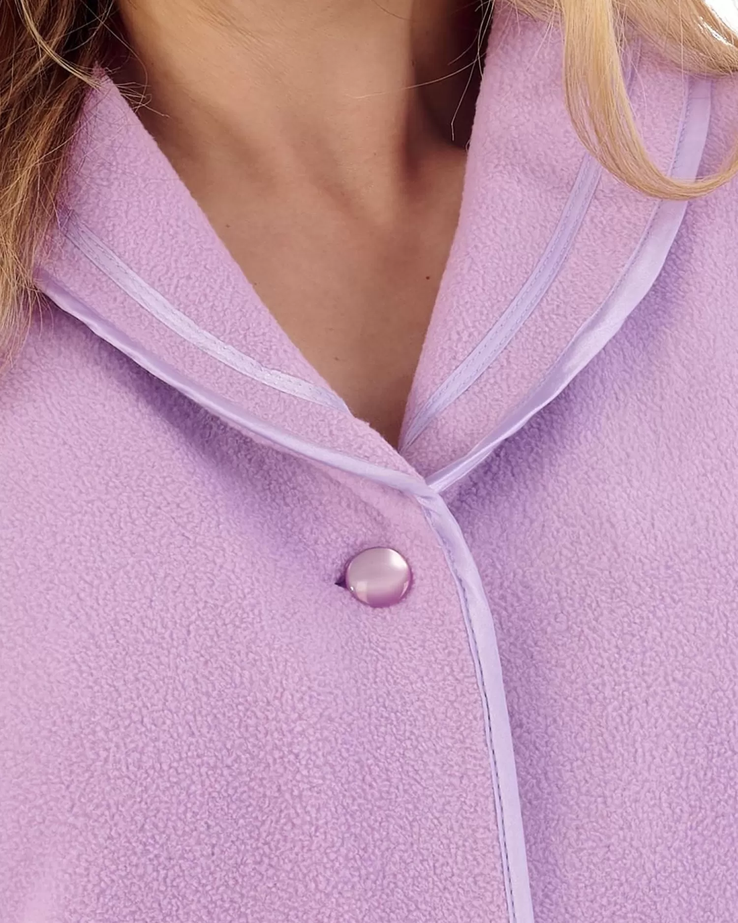 Slenderella Dressing Gowns | 25" Polar Fleece Bed Jacket - Lilac