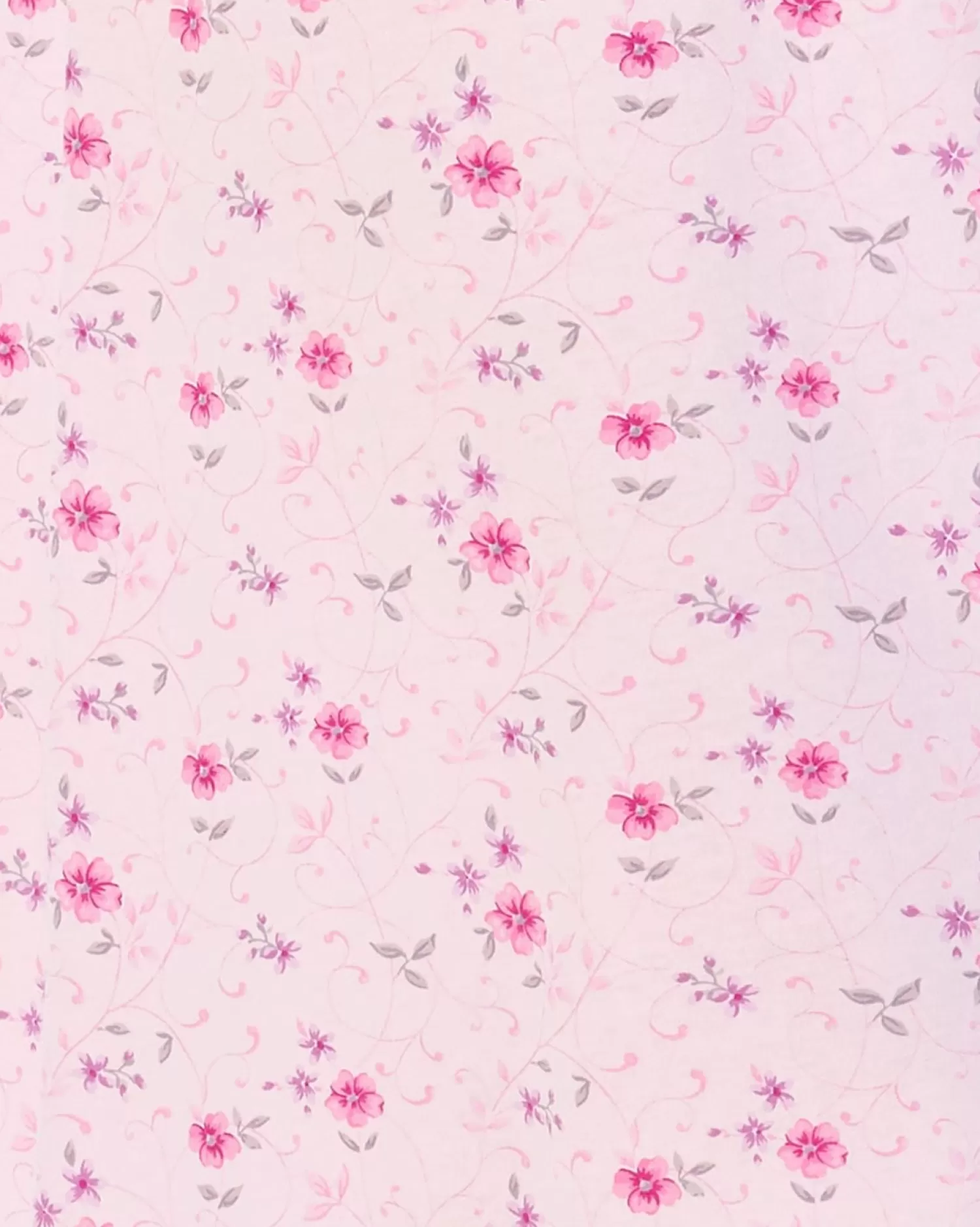 Slenderella Nighties | 42" Picot Trim Floral Button Through Jersey Nightie - Pink