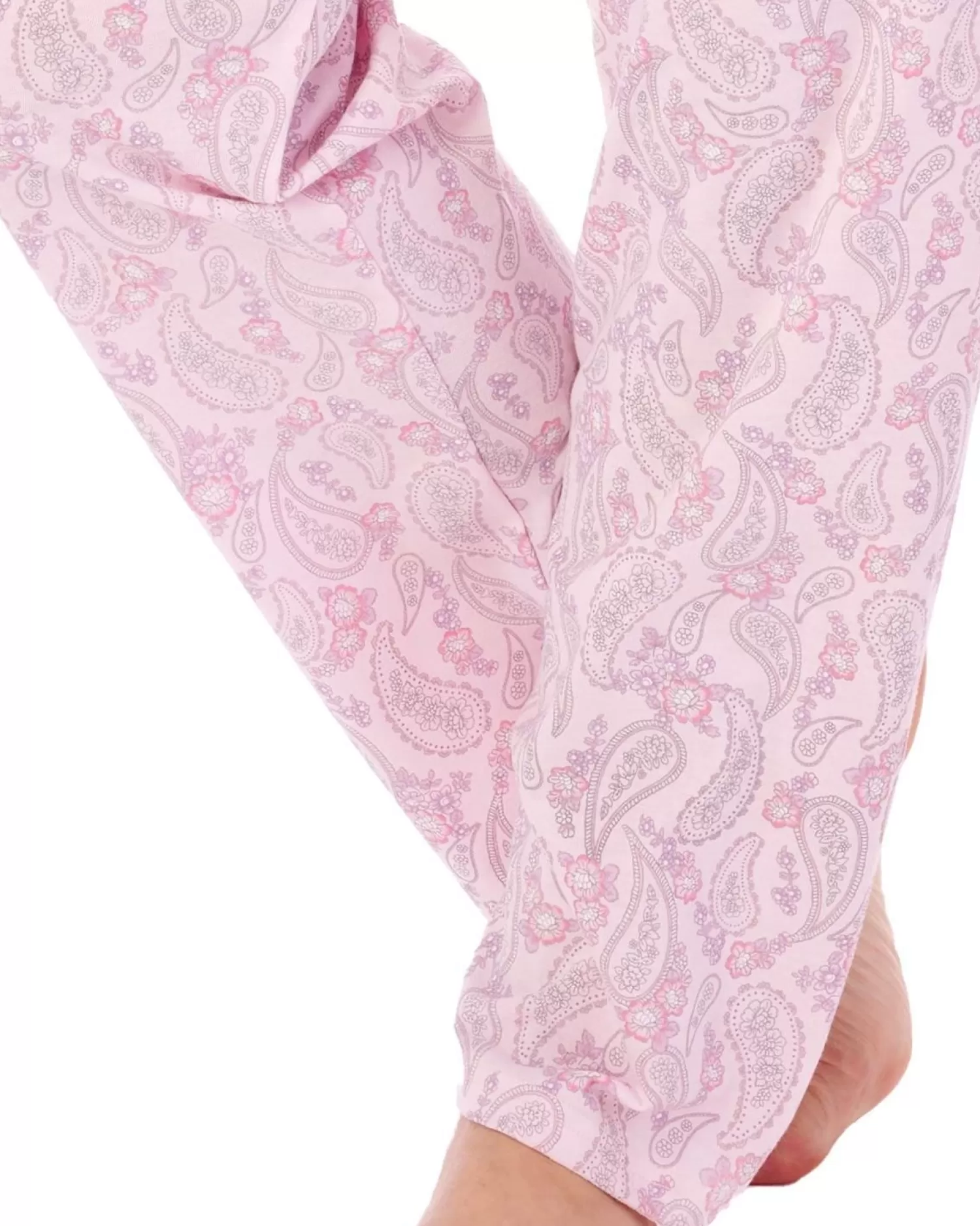 Slenderella Pyjamas | Paisley Floral Pyjamas - Pink