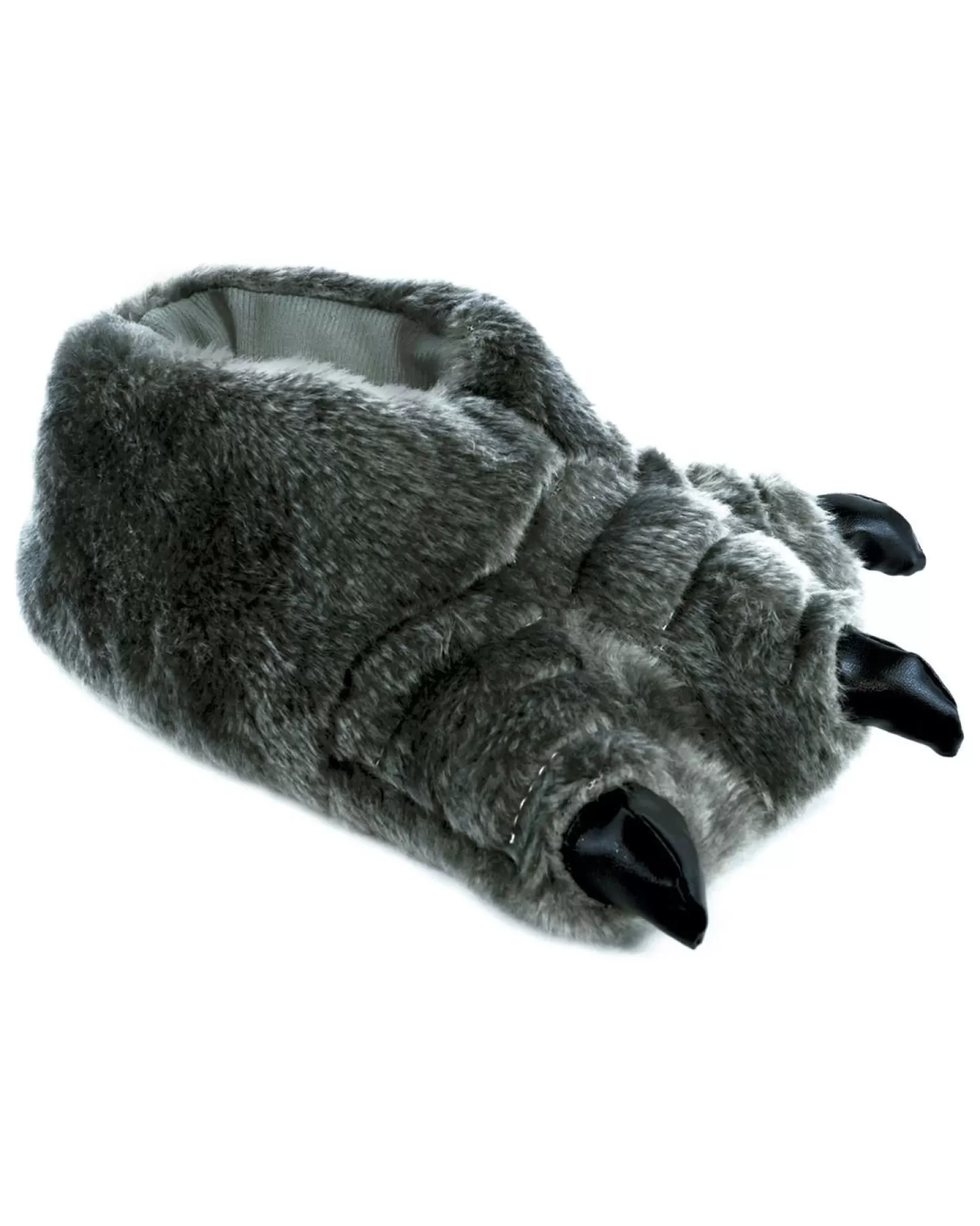 Kids SlumberzzZ Kids Grey Monster Feet Slippers